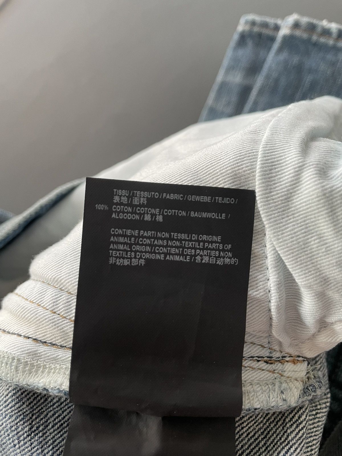 Hedi Slimane × Saint Laurent Paris × Yves Saint Laurent Rare Super Runway Brand New Skinny Trash Ripped Denim Jeans Size US 35 - 10 Thumbnail