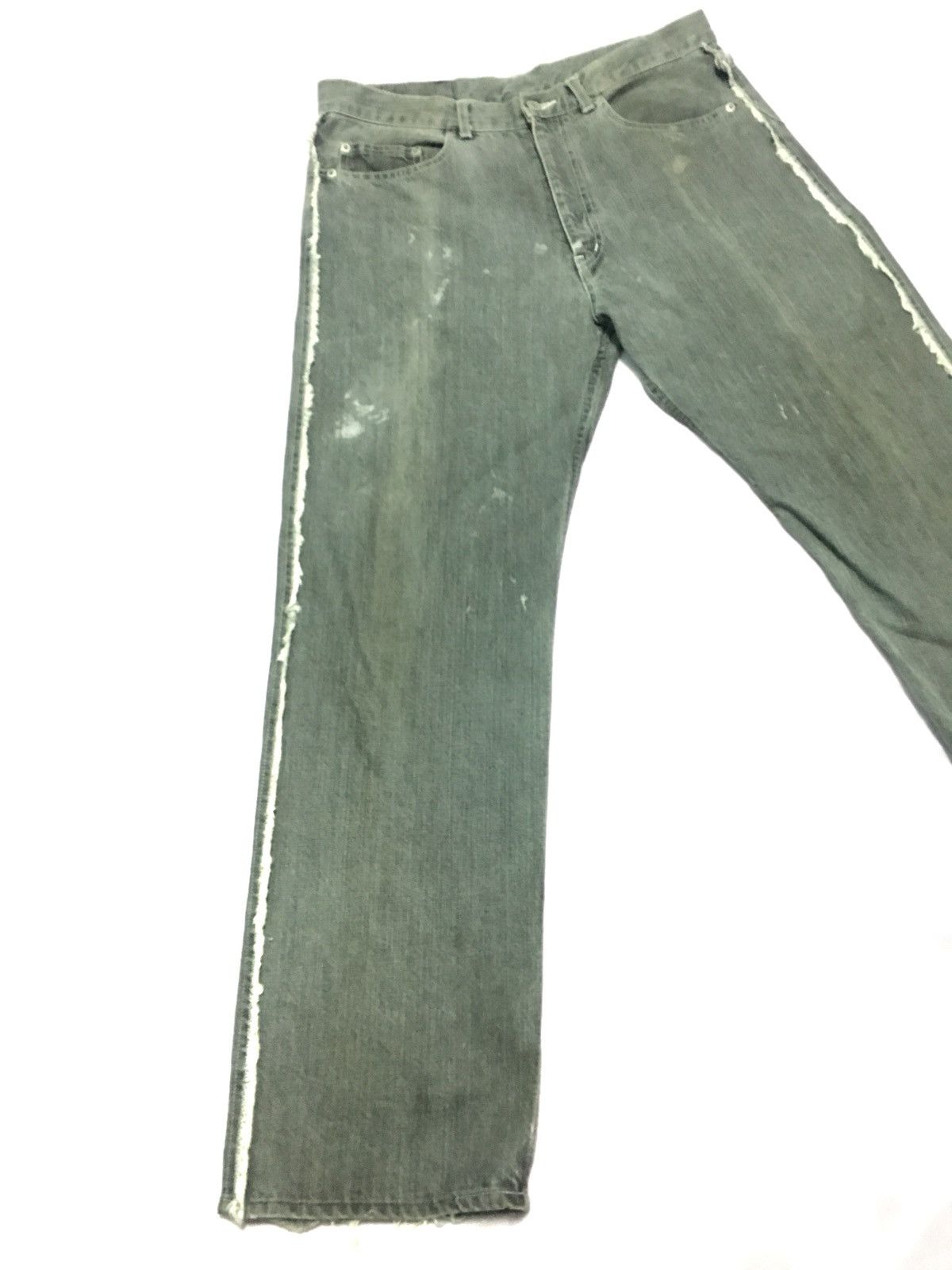 Japanese Brand THRASHED conques made in japan fur colored inspired Size US 33 - 4 Thumbnail