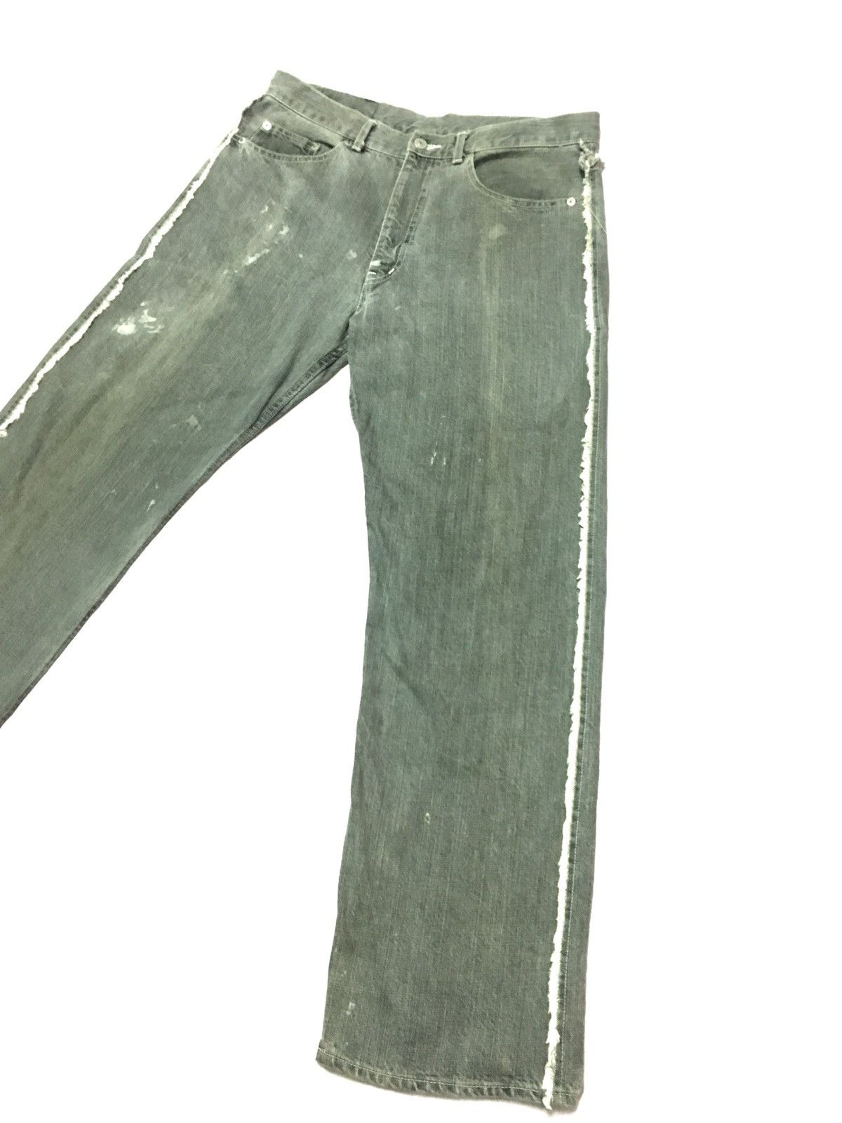Japanese Brand THRASHED conques made in japan fur colored inspired Size US 33 - 5 Thumbnail