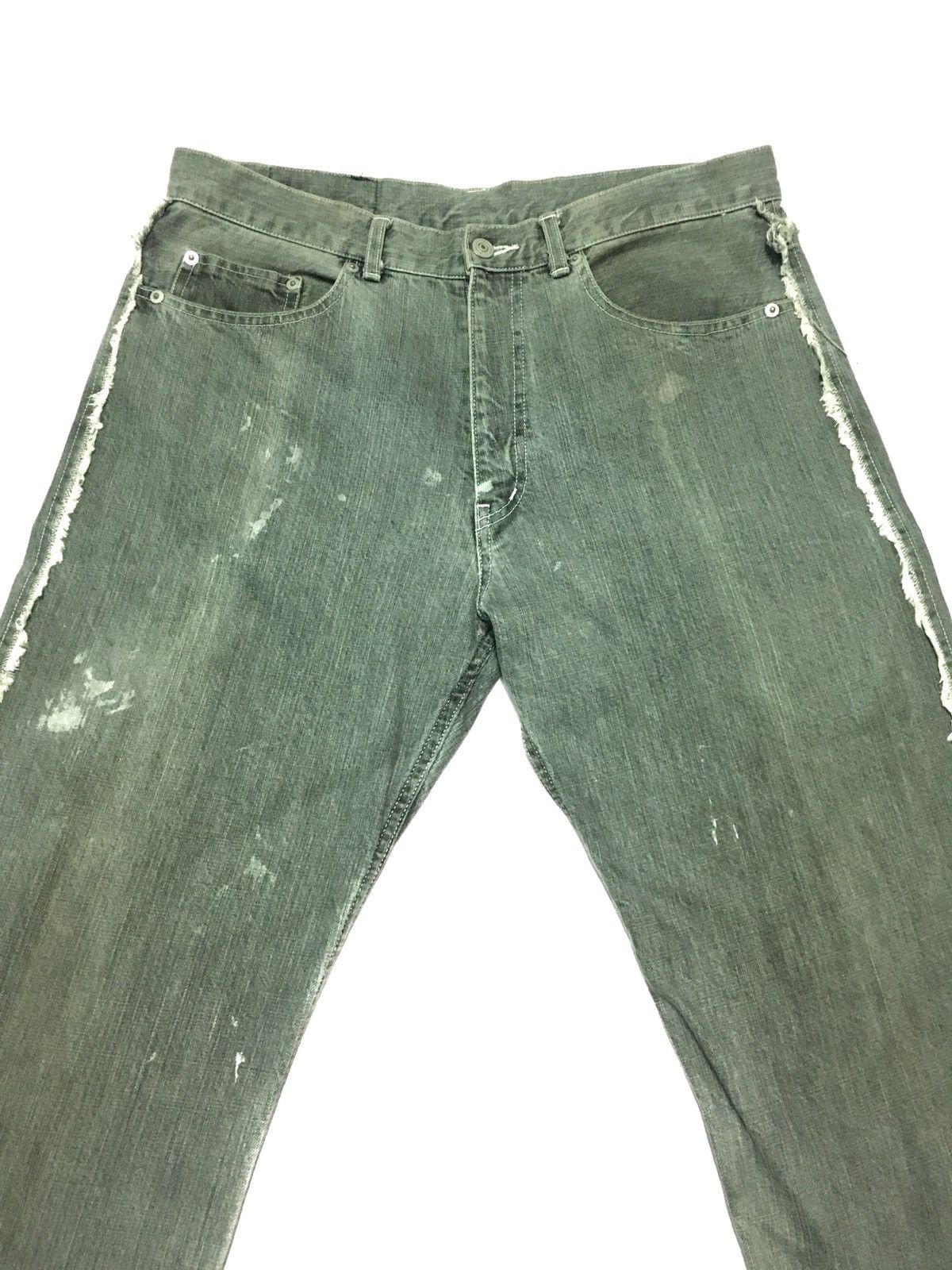 Japanese Brand THRASHED conques made in japan fur colored inspired Size US 33 - 3 Thumbnail