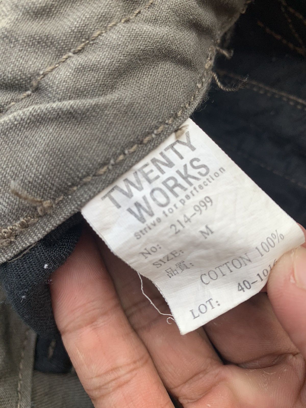 Japanese Brand Twenty Works Cargo Pants Size US 34 / EU 50 - 13 Thumbnail