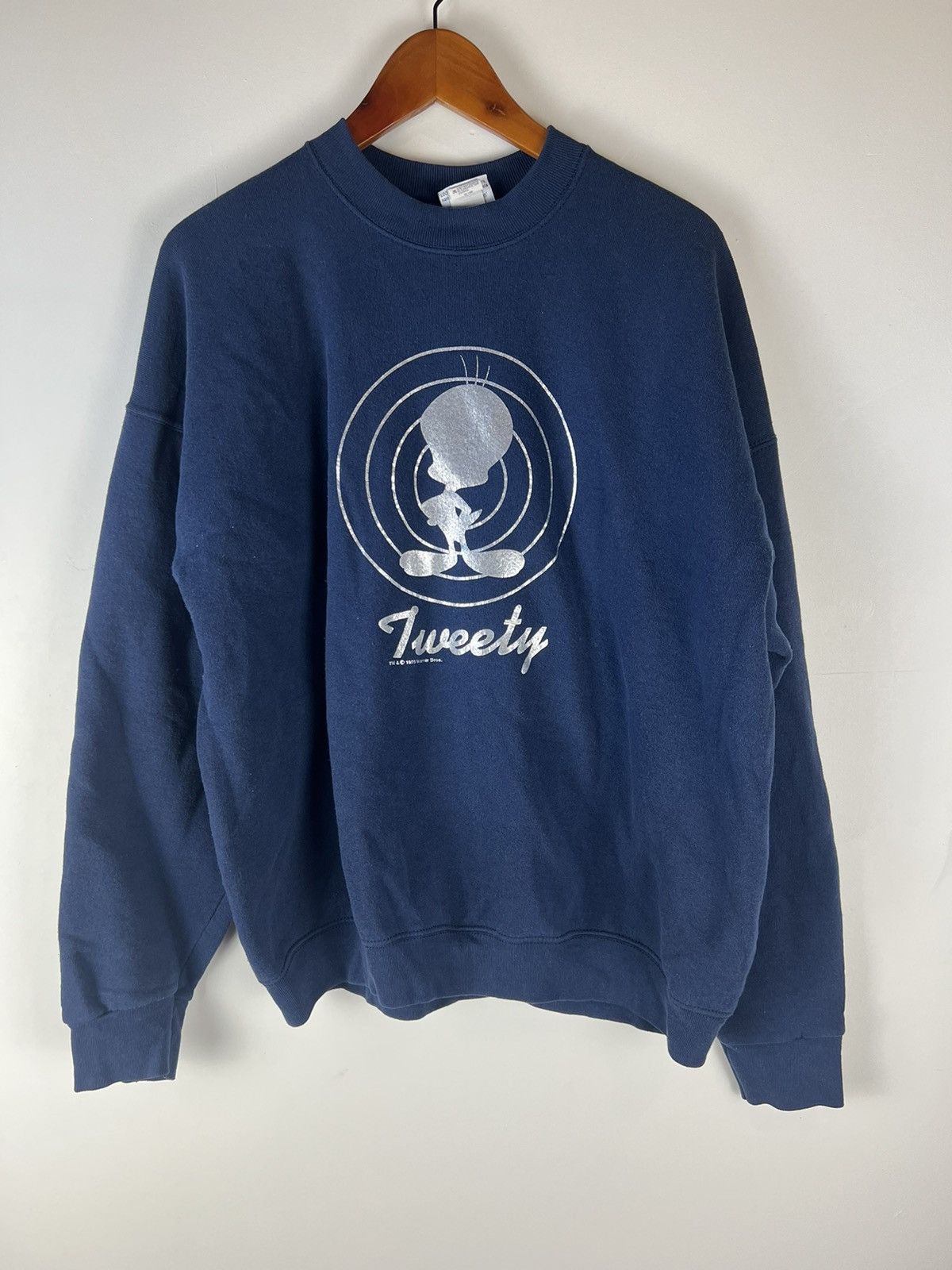 Acme Clothing Vintage 1995 Tweety Bird Crewneck Size US XL / EU 56 / 4 - 1 Thumbnail