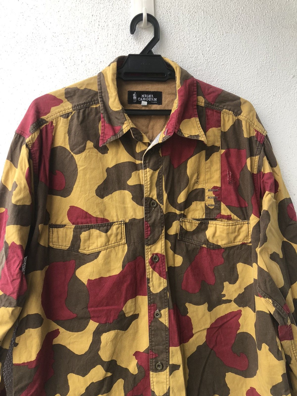 Nigel Cabourn ✅SUMMER SALE🔥 Camouflage Shirt Nigel Cabourn Vintage 2 Size US L / EU 52-54 / 3 - 6 Thumbnail