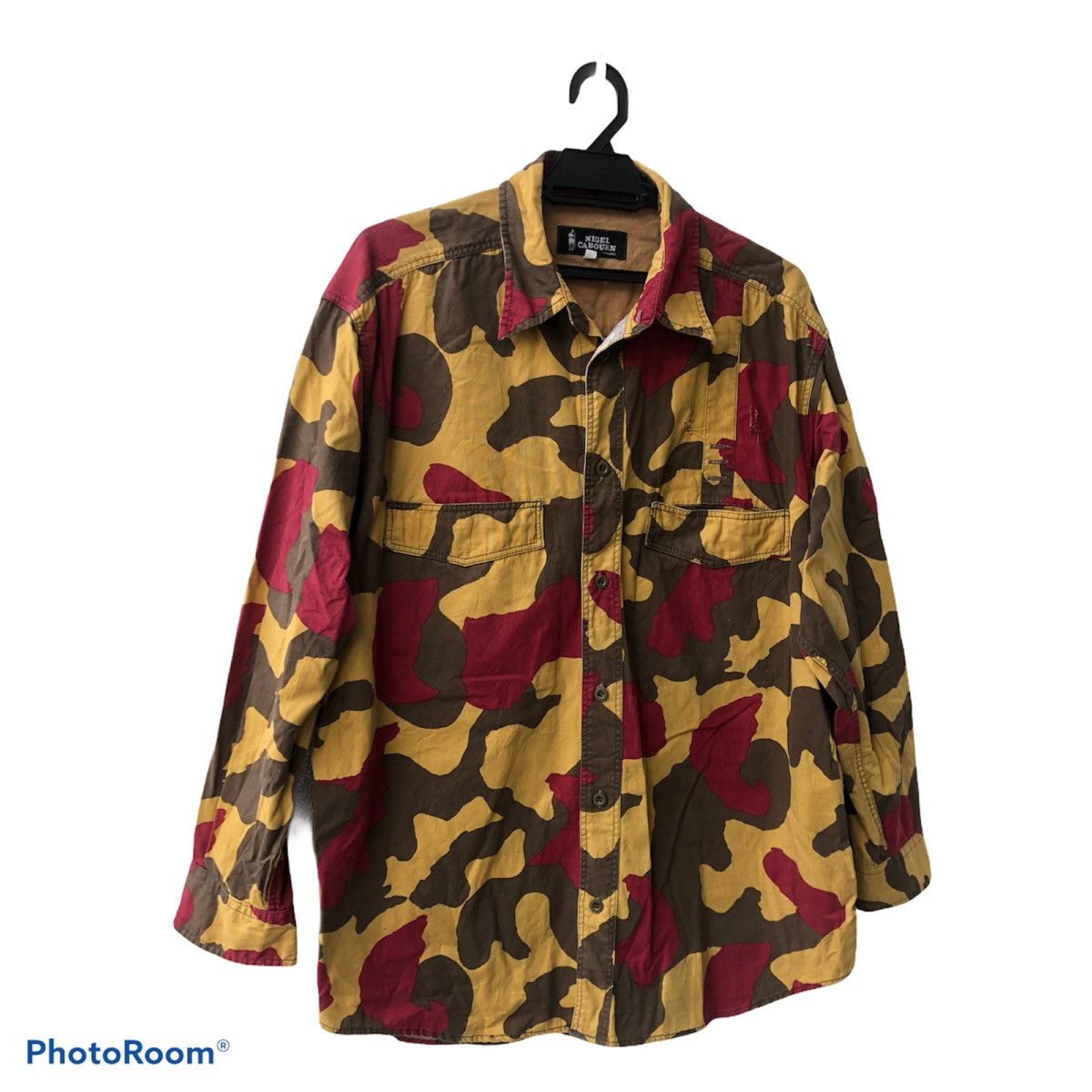 Nigel Cabourn ✅SUMMER SALE🔥 Camouflage Shirt Nigel Cabourn Vintage 2 Size US L / EU 52-54 / 3 - 2 Thumbnail