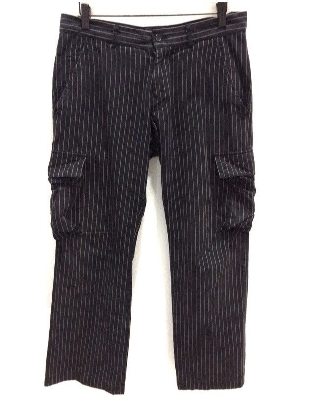 Katharine Hamnett London Katharine Hamnett Striped Design Trousers Cargo Pant Size US 32 / EU 48 - 1 Thumbnail