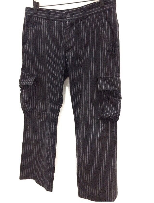 Katharine Hamnett London Katharine Hamnett Striped Design Trousers Cargo Pant Size US 32 / EU 48 - 3 Thumbnail