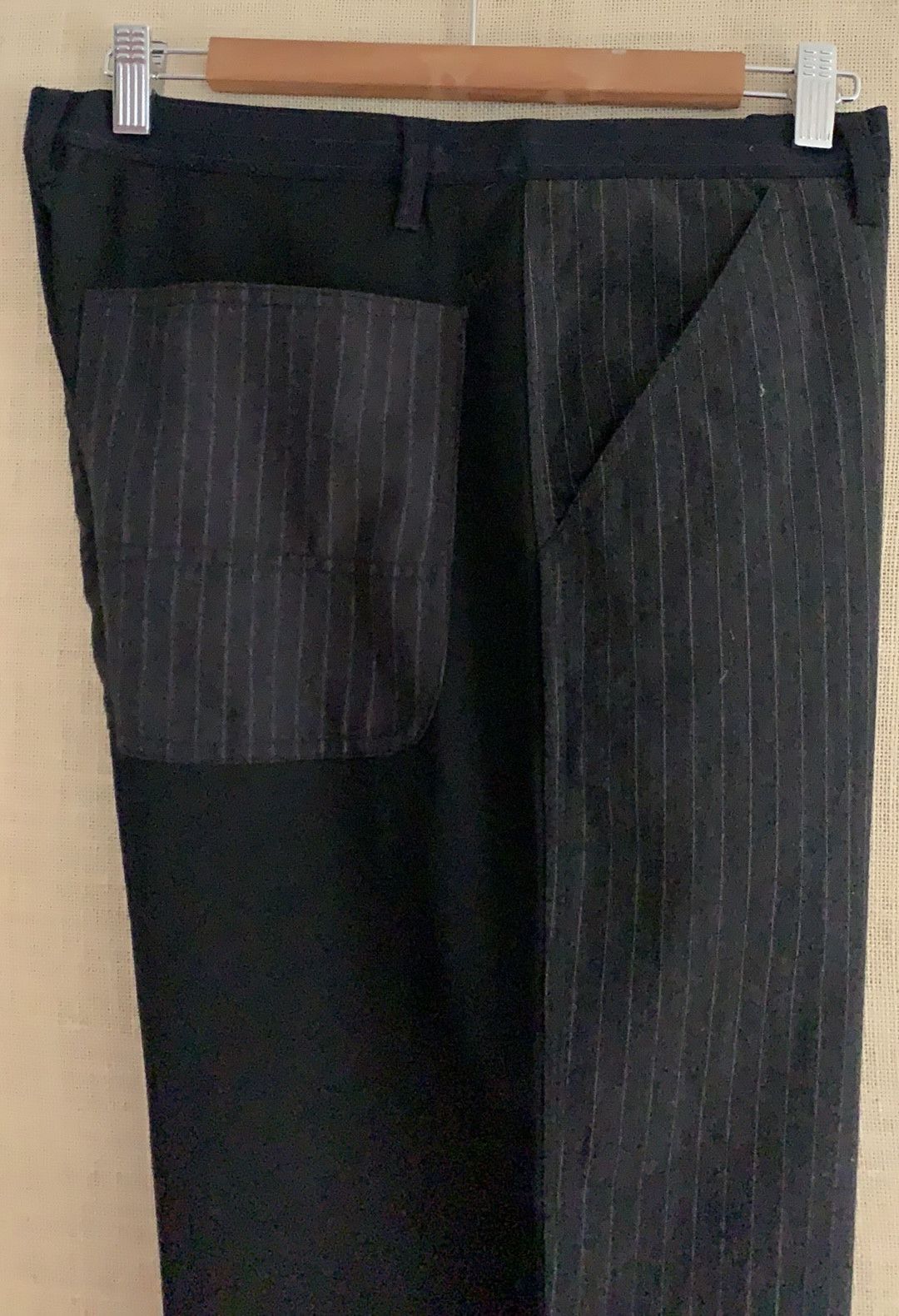 Comme des Garcons × Junya Watanabe NWOT CDG SHIRT contrast fabric block wool chore Pants Size US 36 / EU 52 - 10 Thumbnail