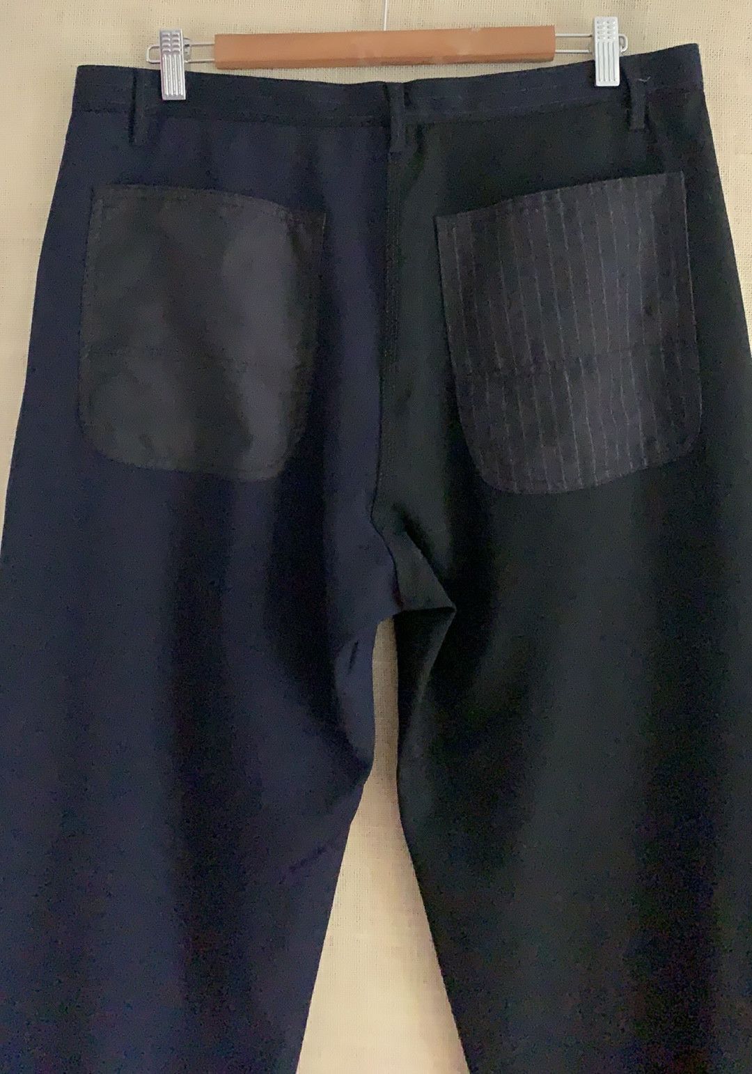 Comme des Garcons × Junya Watanabe NWOT CDG SHIRT contrast fabric block wool chore Pants Size US 36 / EU 52 - 4 Thumbnail