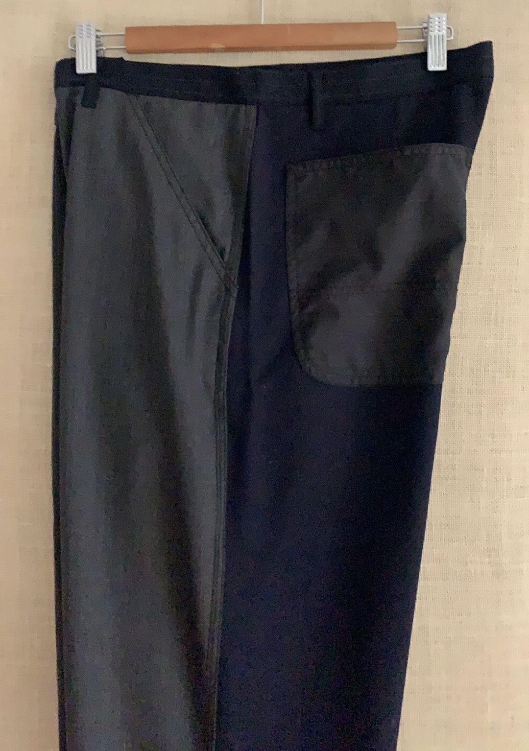 Comme des Garcons × Junya Watanabe NWOT CDG SHIRT contrast fabric block wool chore Pants Size US 36 / EU 52 - 8 Thumbnail