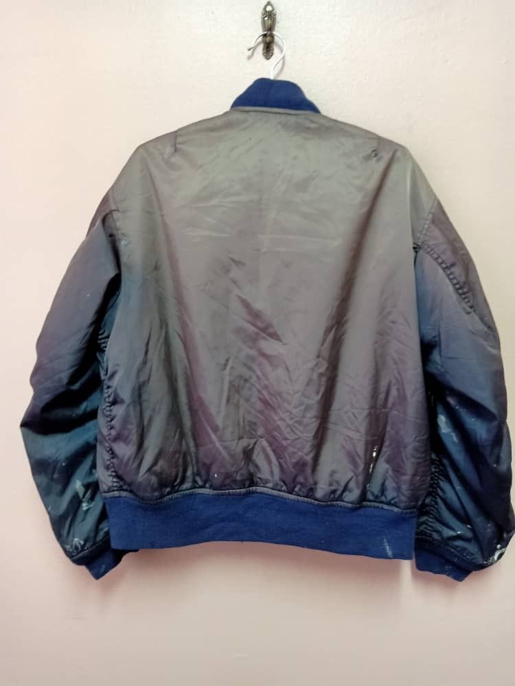 Vintage Vintage MA-1 Busy Island Military Bomber Paint Splash Size US XL / EU 56 / 4 - 5 Thumbnail