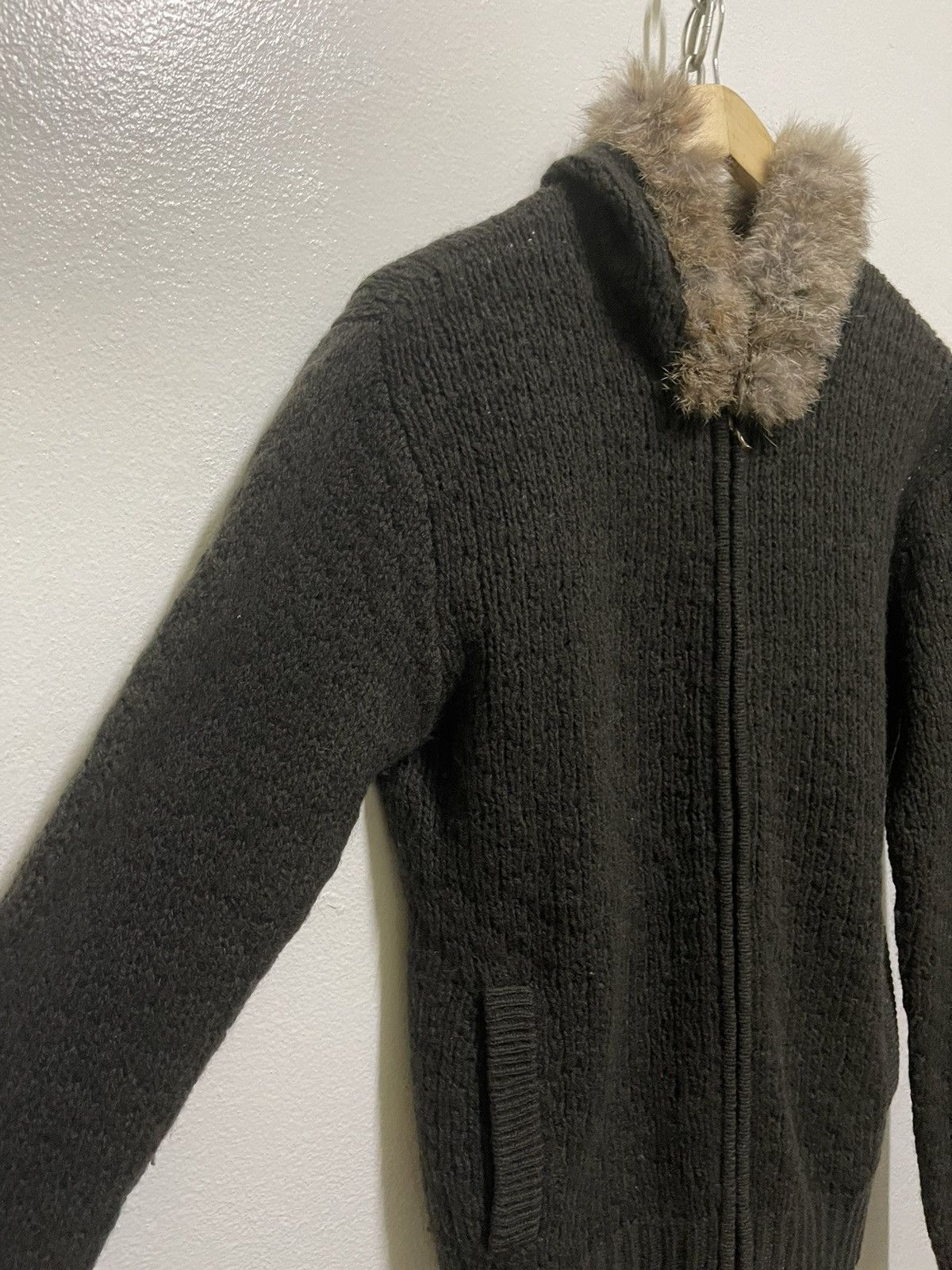 0 × Japanese Brand Shimamura Tokyo Wool Sweater Rabbit Fur Hoodie Size US M / EU 48-50 / 2 - 2 Thumbnail