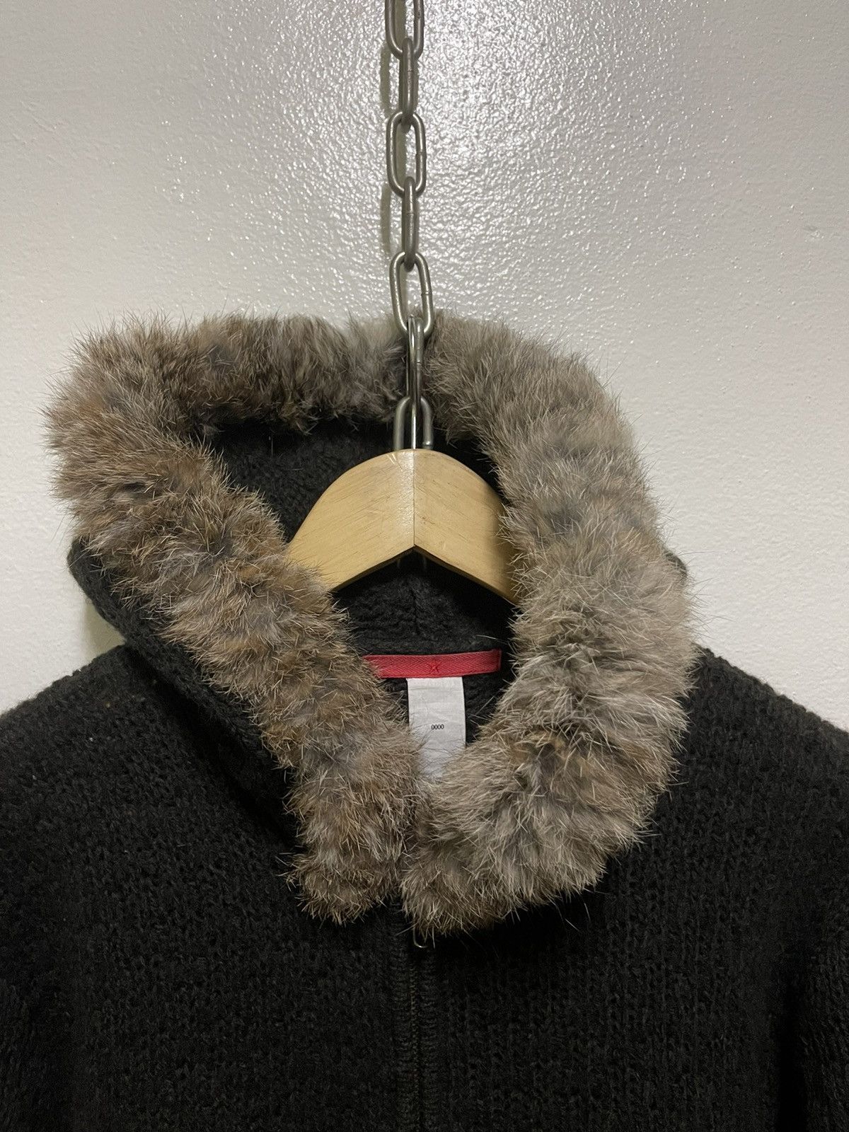 0 × Japanese Brand Shimamura Tokyo Wool Sweater Rabbit Fur Hoodie Size US M / EU 48-50 / 2 - 6 Thumbnail