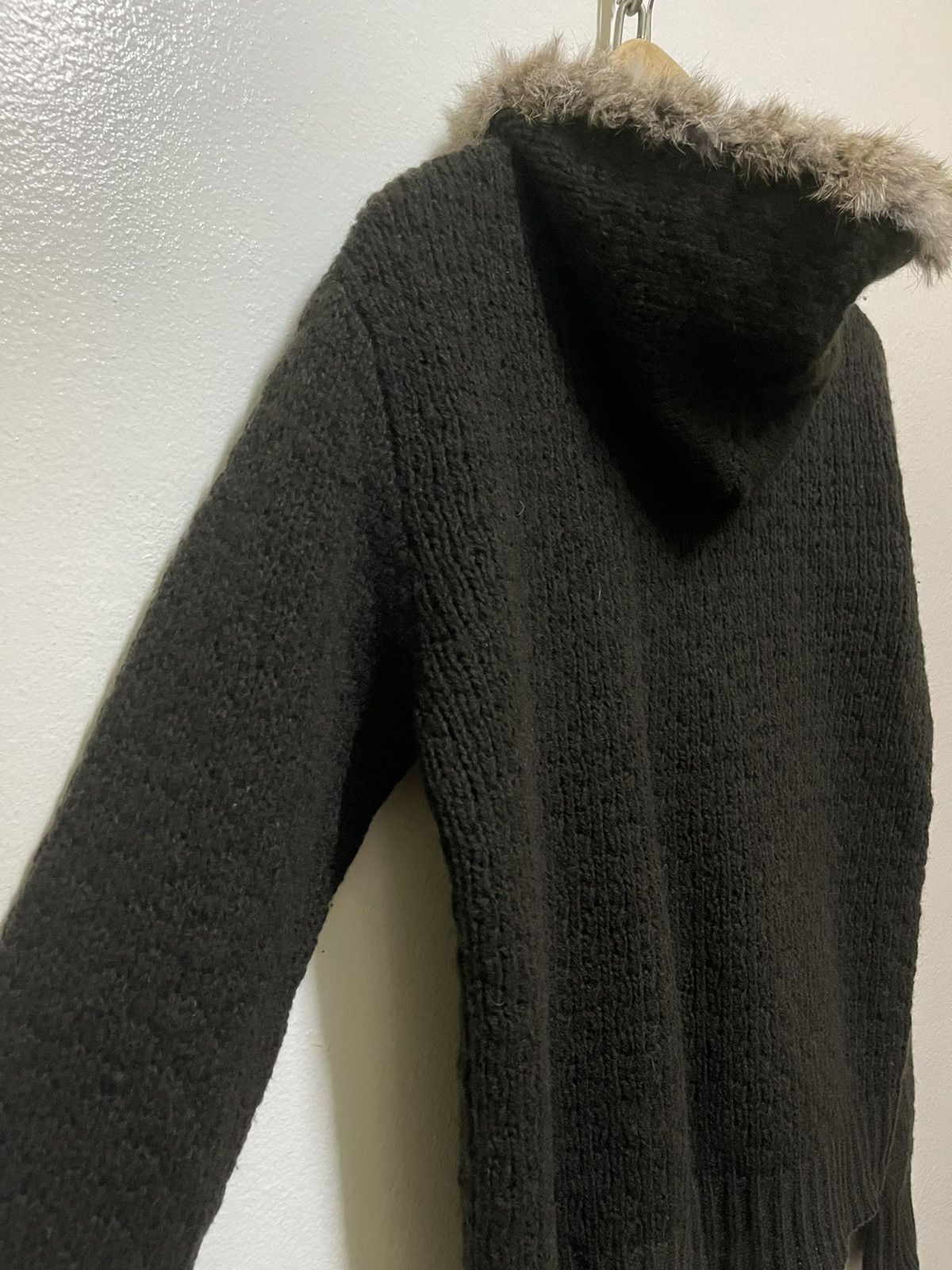 0 × Japanese Brand Shimamura Tokyo Wool Sweater Rabbit Fur Hoodie Size US M / EU 48-50 / 2 - 10 Thumbnail