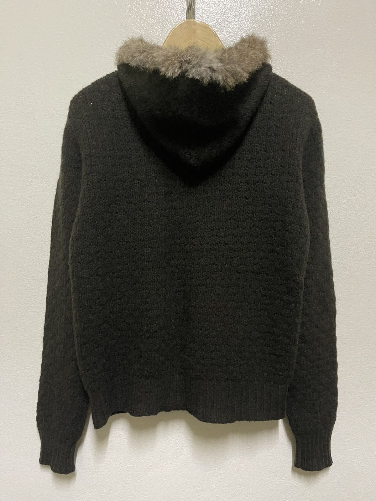 0 × Japanese Brand Shimamura Tokyo Wool Sweater Rabbit Fur Hoodie Size US M / EU 48-50 / 2 - 9 Thumbnail