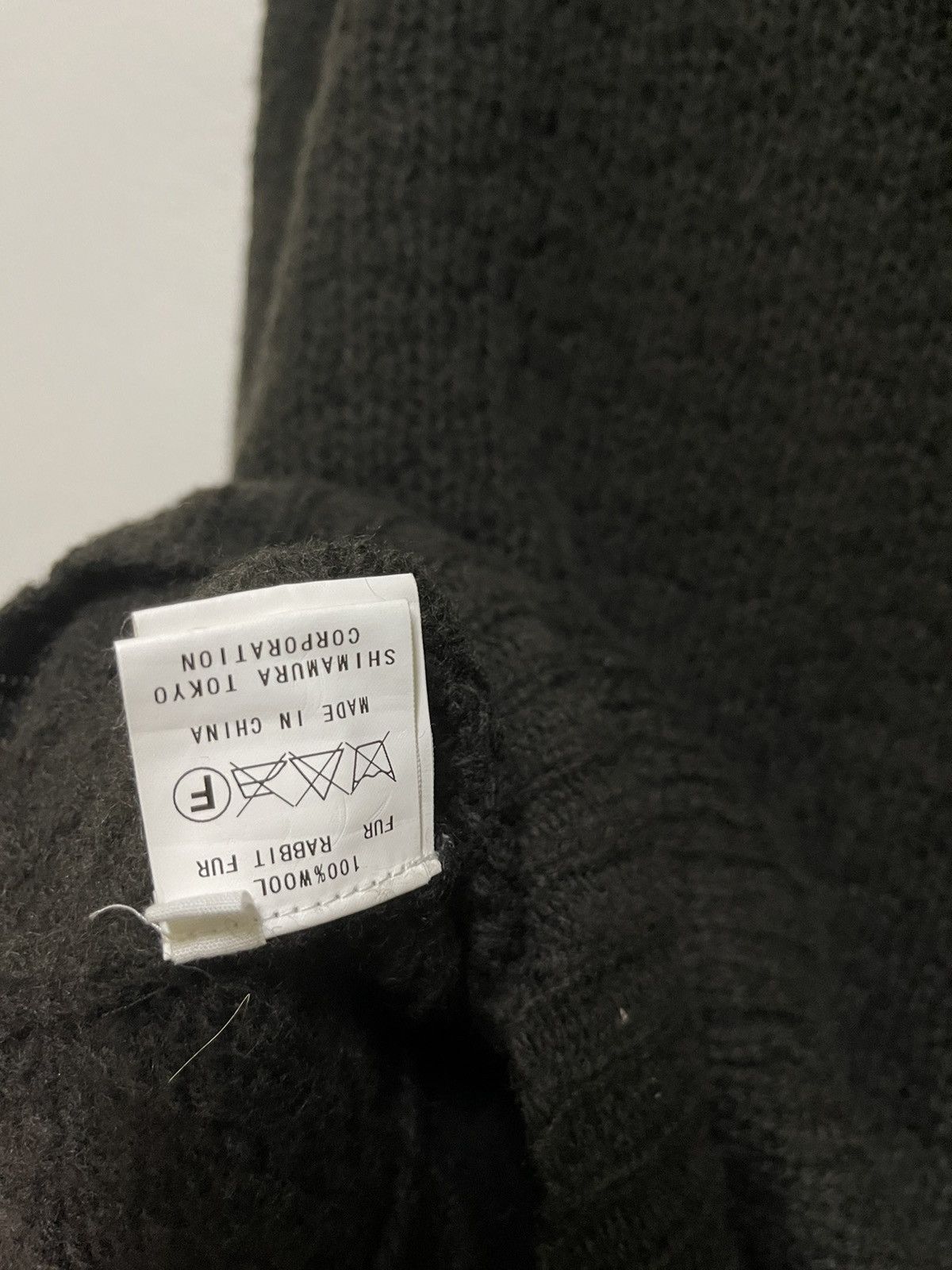 0 × Japanese Brand Shimamura Tokyo Wool Sweater Rabbit Fur Hoodie Size US M / EU 48-50 / 2 - 14 Thumbnail