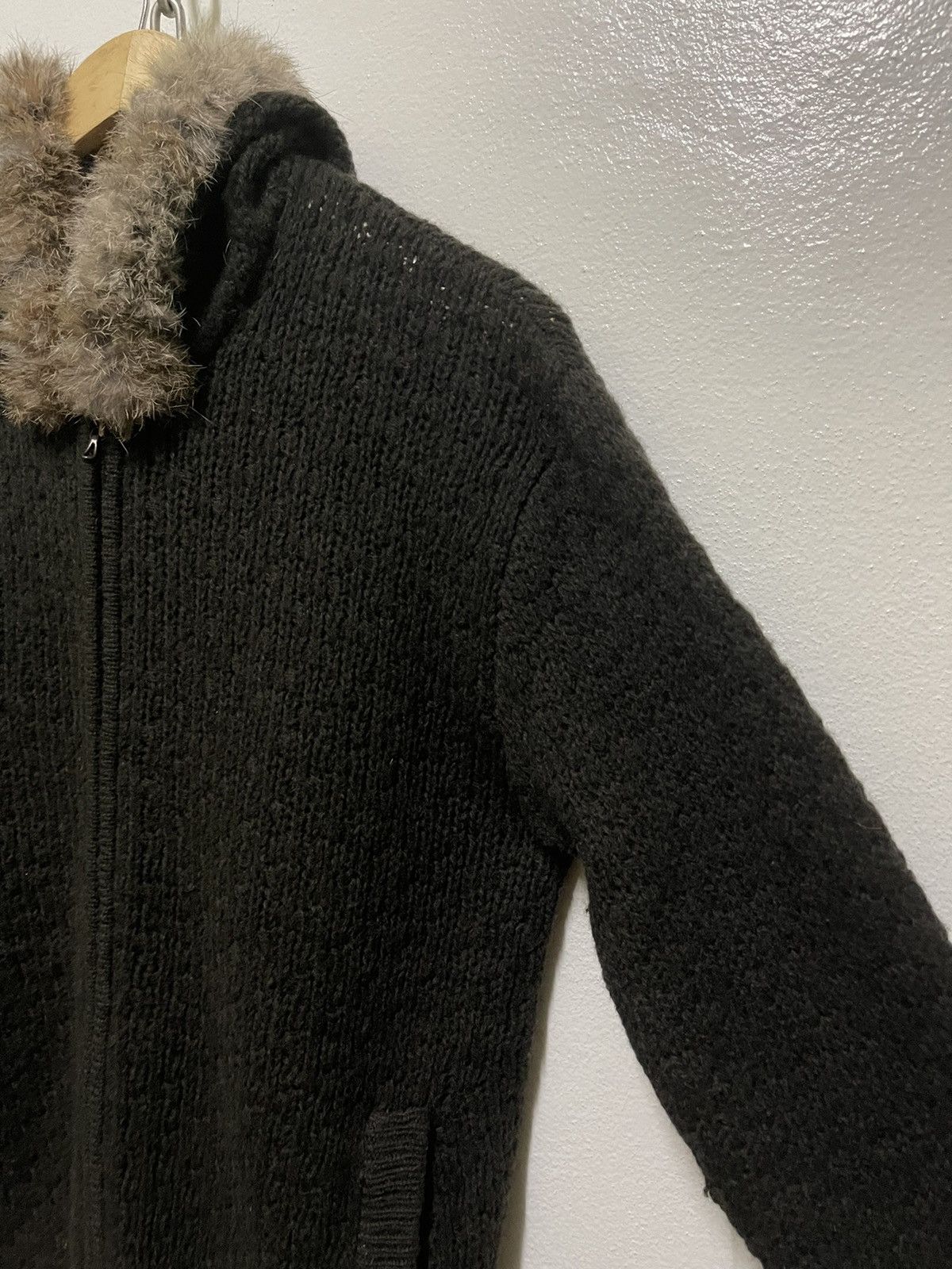 0 × Japanese Brand Shimamura Tokyo Wool Sweater Rabbit Fur Hoodie Size US M / EU 48-50 / 2 - 4 Thumbnail