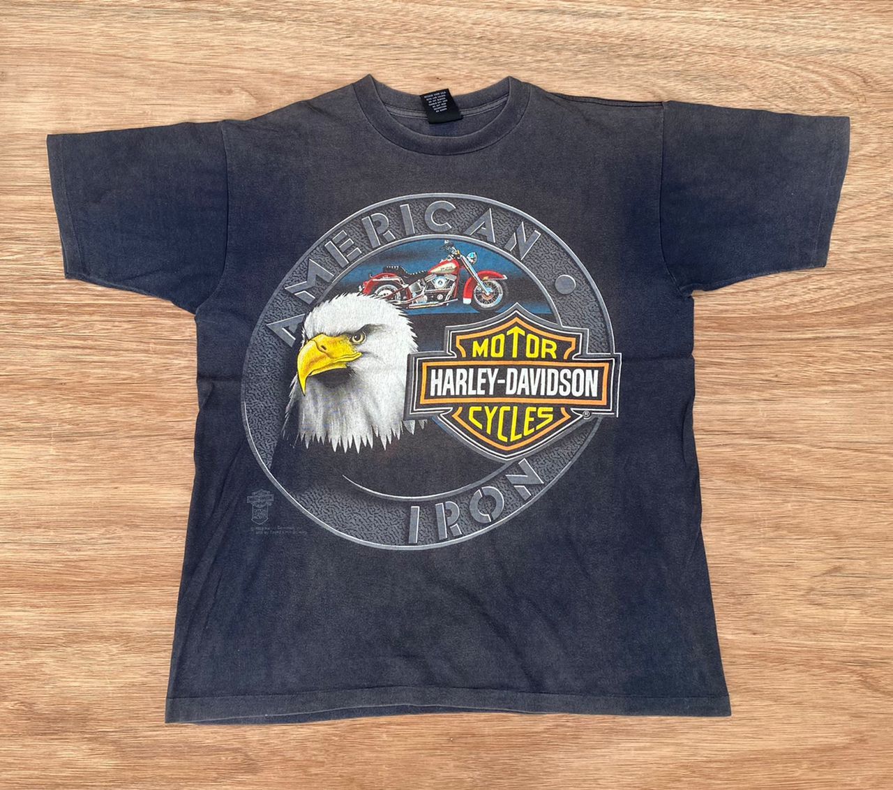 Harley Davidson × Vintage vintage tee D 35 harley davidson Size US L / EU 52-54 / 3 - 1 Thumbnail
