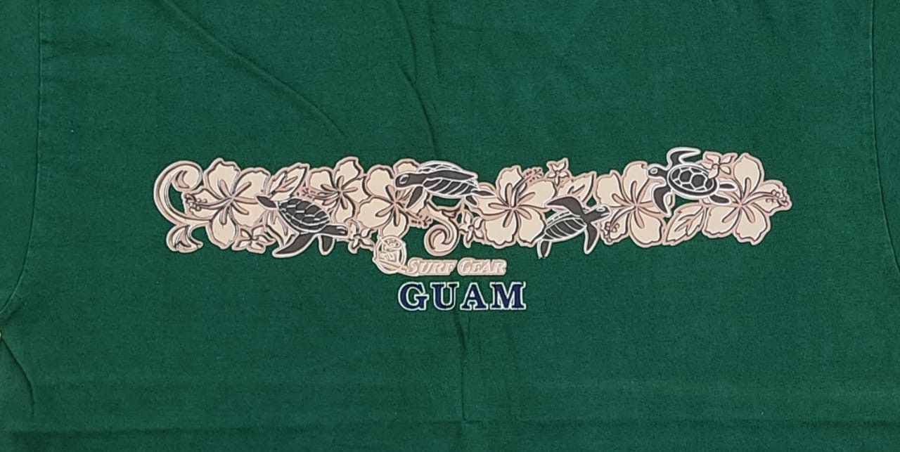 Vintage vintage tee D - 23 Guam usa Size US L / EU 52-54 / 3 - 2 Thumbnail