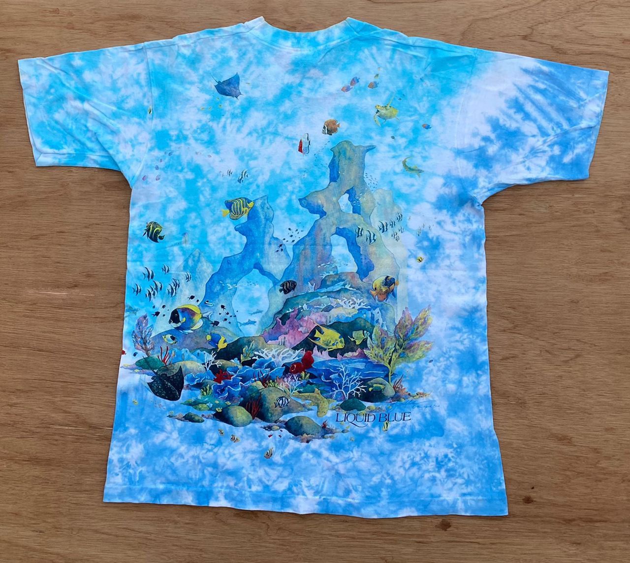 Liquid Blue × Vintage vintage tee D - 21 coral fullprinted habitat Size US L / EU 52-54 / 3 - 3 Thumbnail