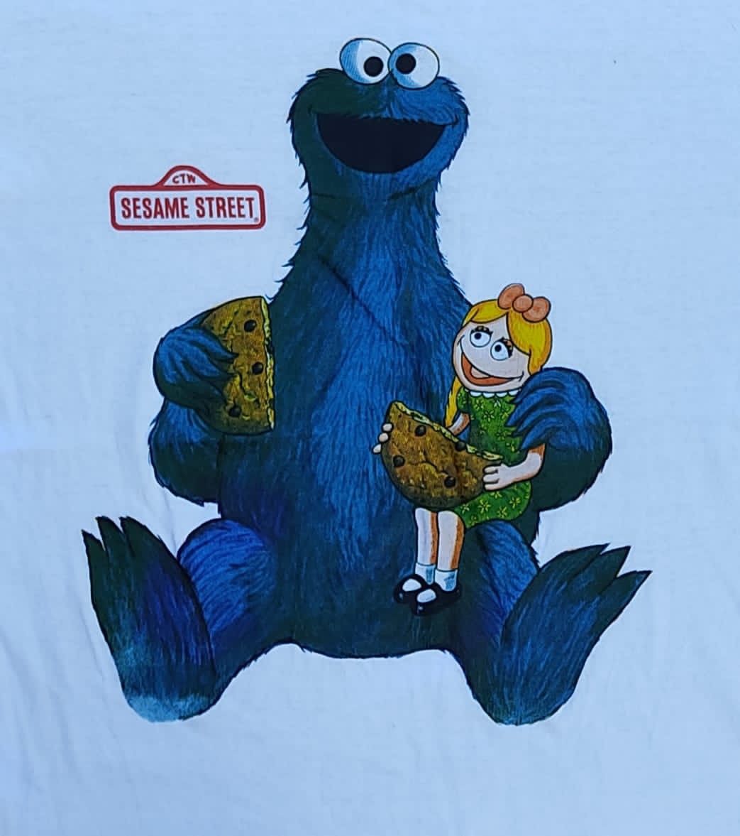 Vintage vintage tee D - 8 sesame street Size US M / EU 48-50 / 2 - 2 Thumbnail