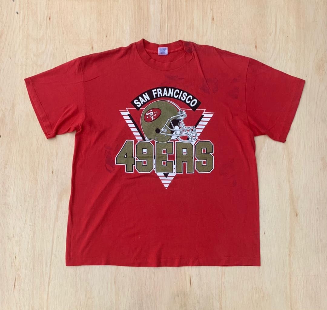 image of Made In USA x Nfl Vintage Tee D - 28 San Francisco 49Ers in Red, Men's (Size XL)