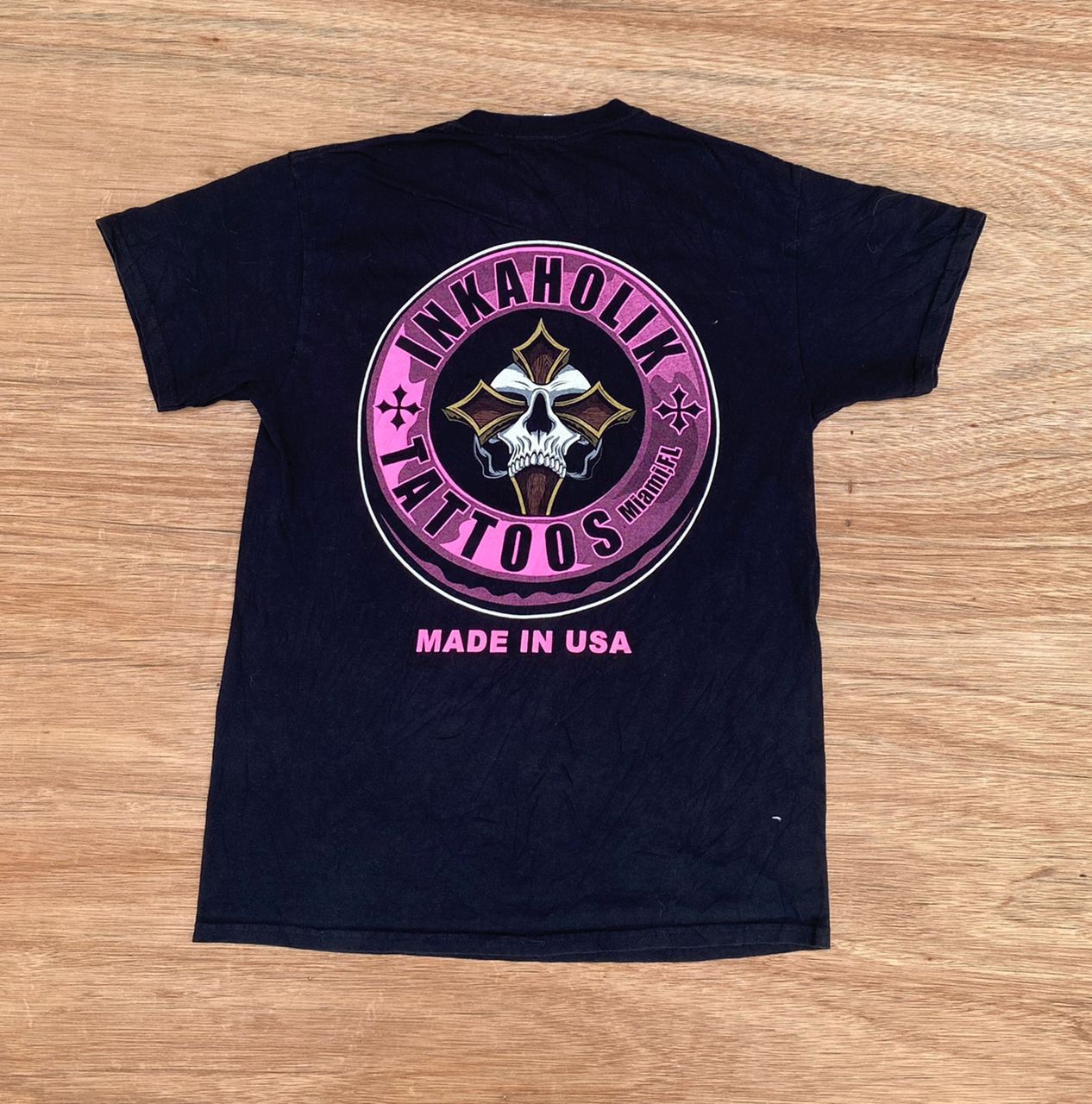 Gildan × Vintage vintage tee D 35 tattoo Size US M / EU 48-50 / 2 - 1 Thumbnail