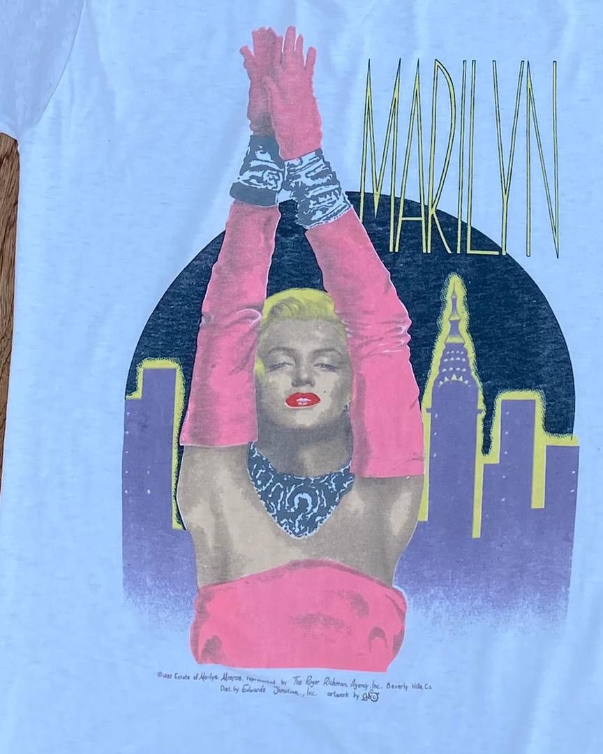 Band Tees × Vintage vintage tee Marilyn Monroe B4 Size US M / EU 48-50 / 2 - 2 Thumbnail