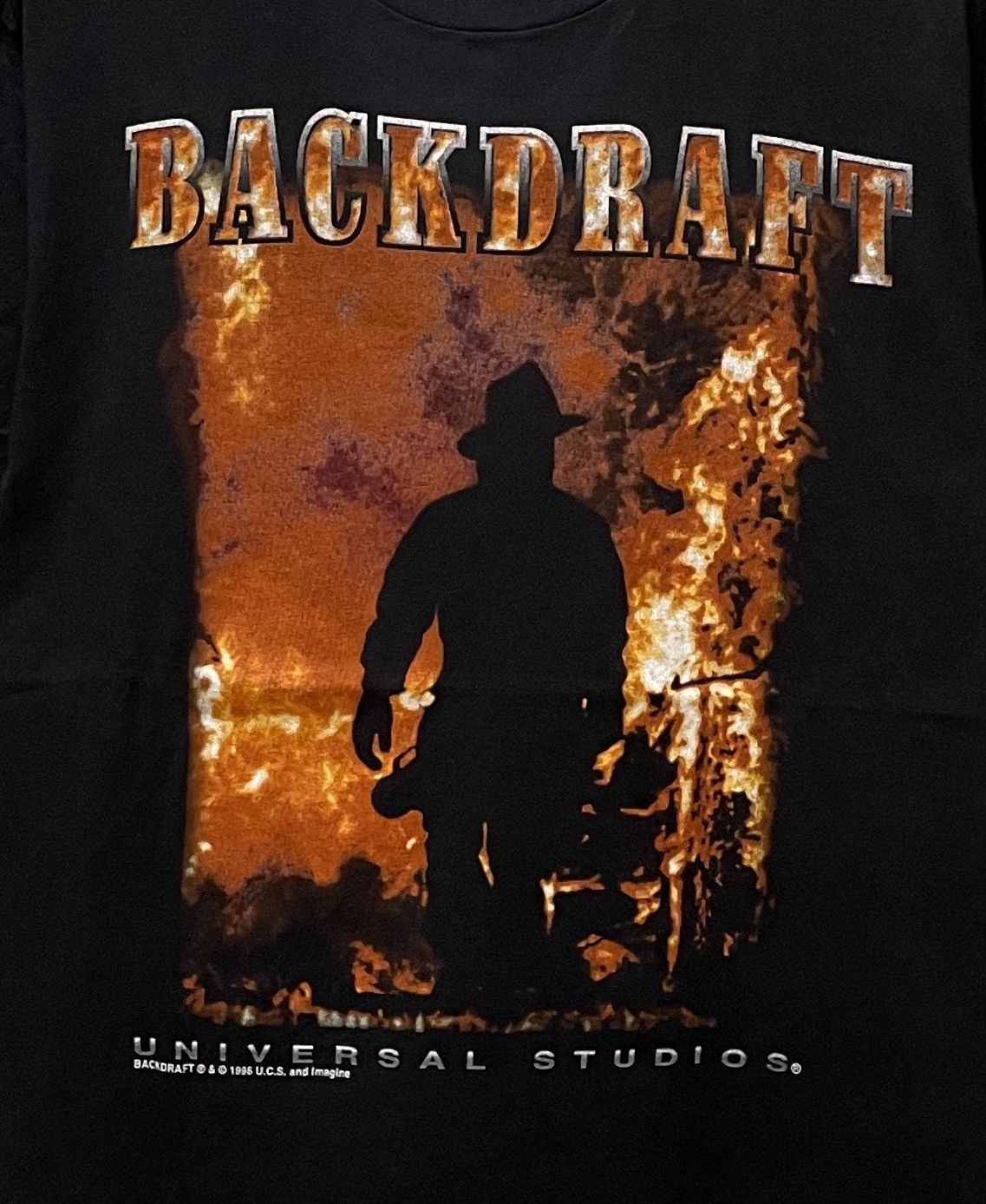 Universal Studios × Vintage BACKDRAFT movie promo 90s Size US L / EU 52-54 / 3 - 2 Thumbnail