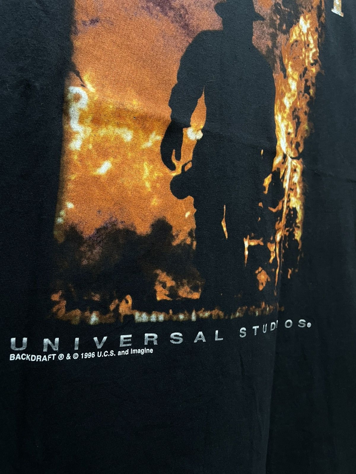 Universal Studios × Vintage BACKDRAFT movie promo 90s Size US L / EU 52-54 / 3 - 3 Thumbnail