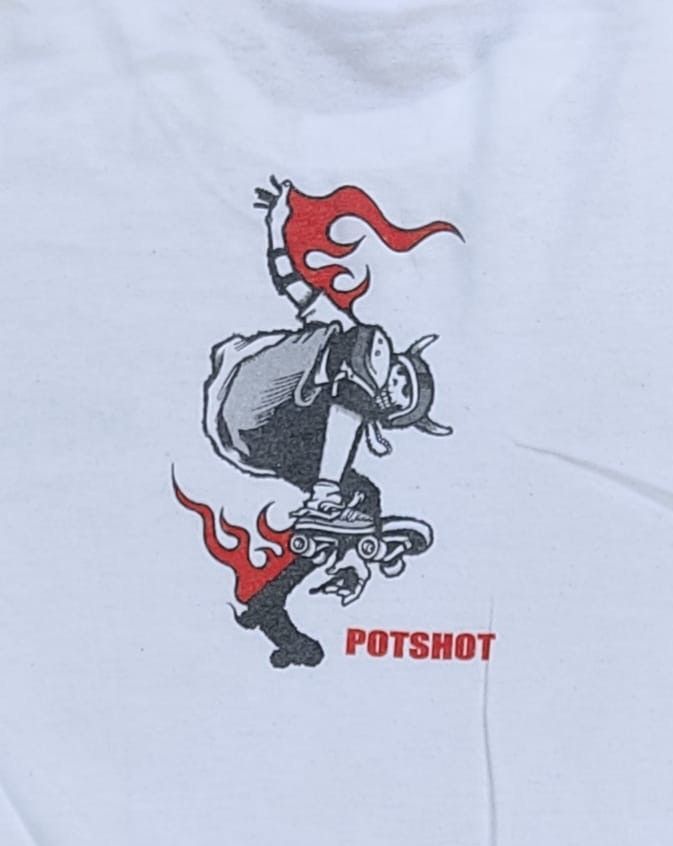 Anvil × Vintage vintage tee D - 16 potshot skateboard Size US L / EU 52-54 / 3 - 2 Thumbnail