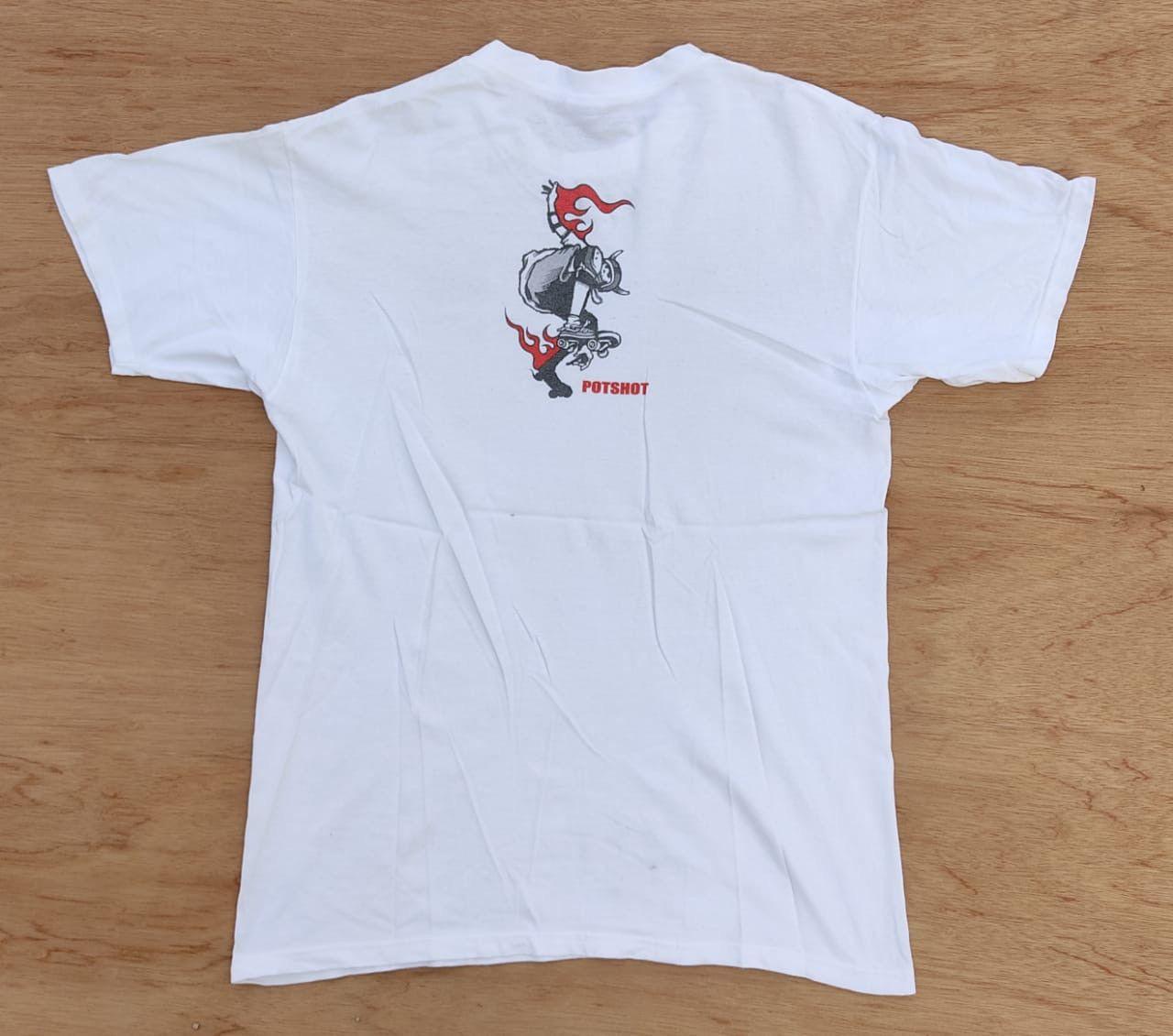 Anvil × Vintage vintage tee D - 16 potshot skateboard Size US L / EU 52-54 / 3 - 1 Thumbnail