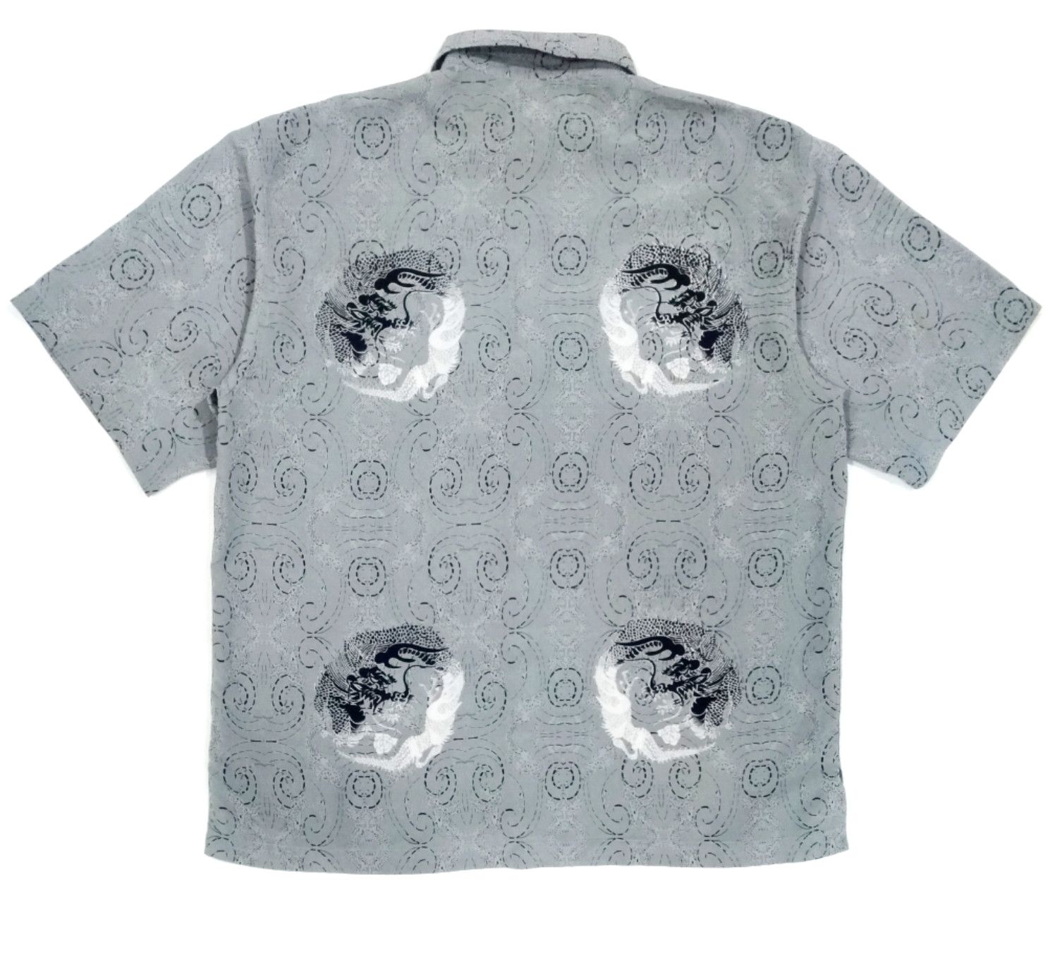 Japanese Brand RARE! KAULE JAPANESE TRADITIONAL MOTIF DRAGON HAWAII SHIRT Size US L / EU 52-54 / 3 - 2 Thumbnail