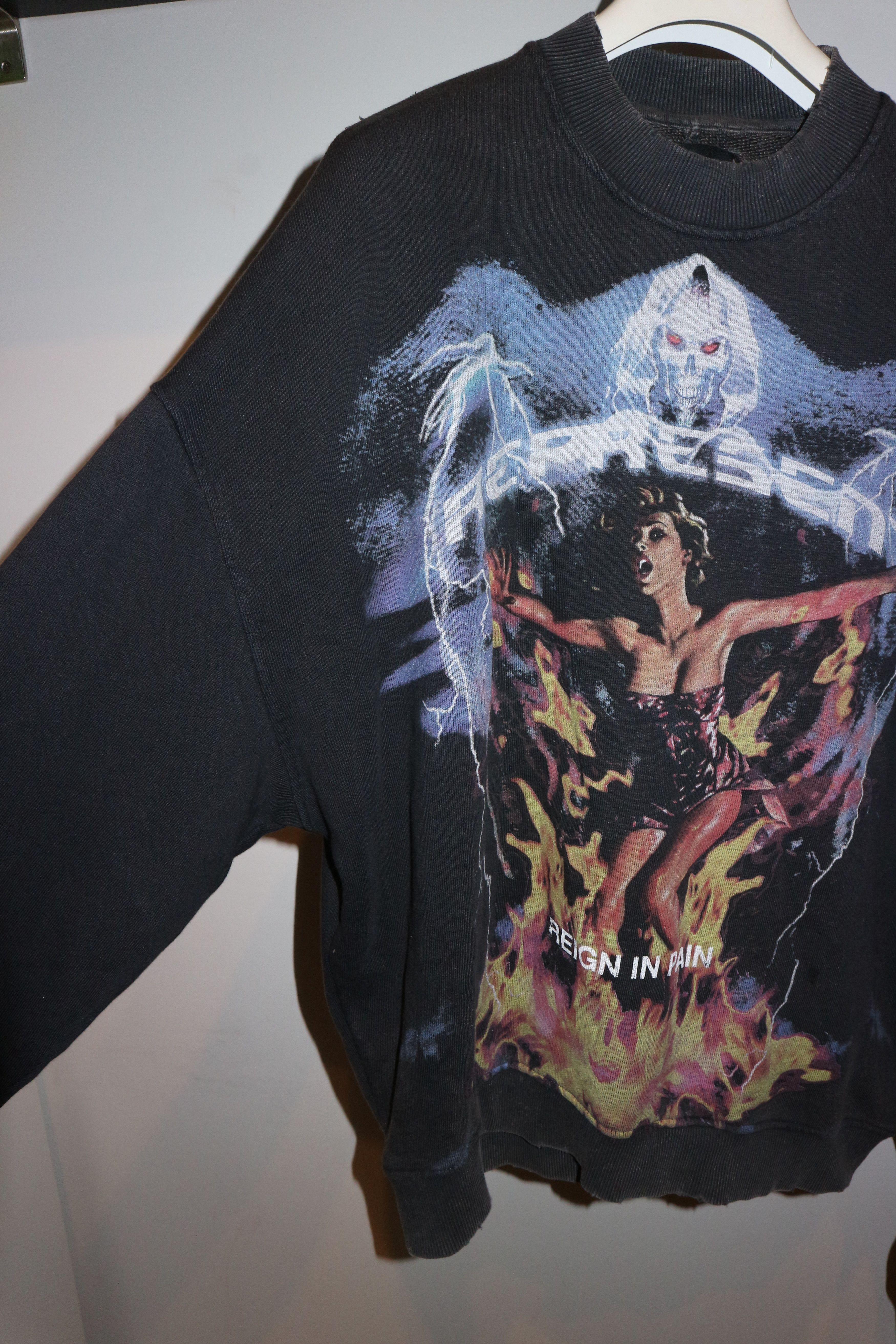 Represent Clo. "reign in pain" distressed sweatshirt Size US L / EU 52-54 / 3 - 6 Thumbnail