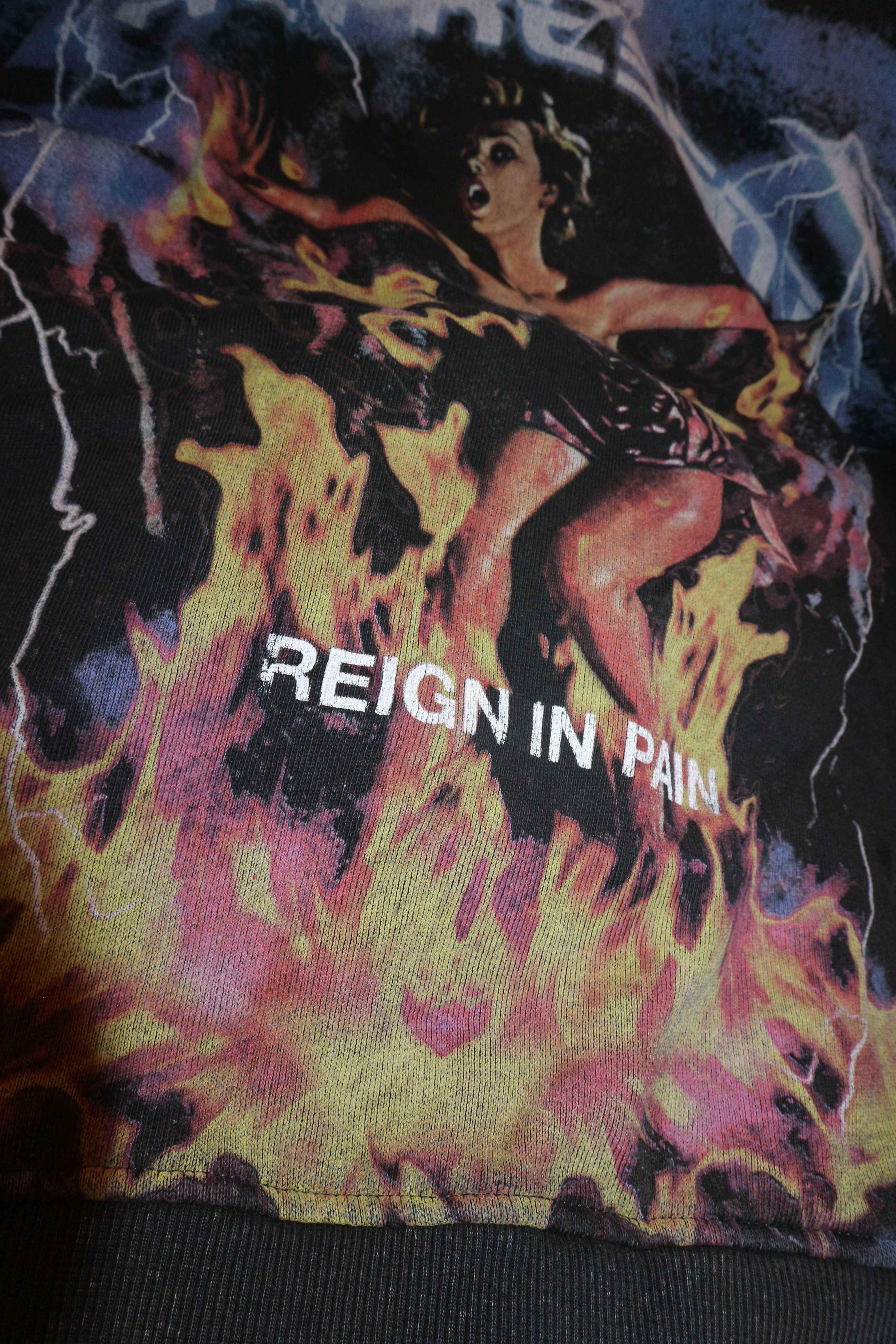 Represent Clo. "reign in pain" distressed sweatshirt Size US L / EU 52-54 / 3 - 9 Thumbnail