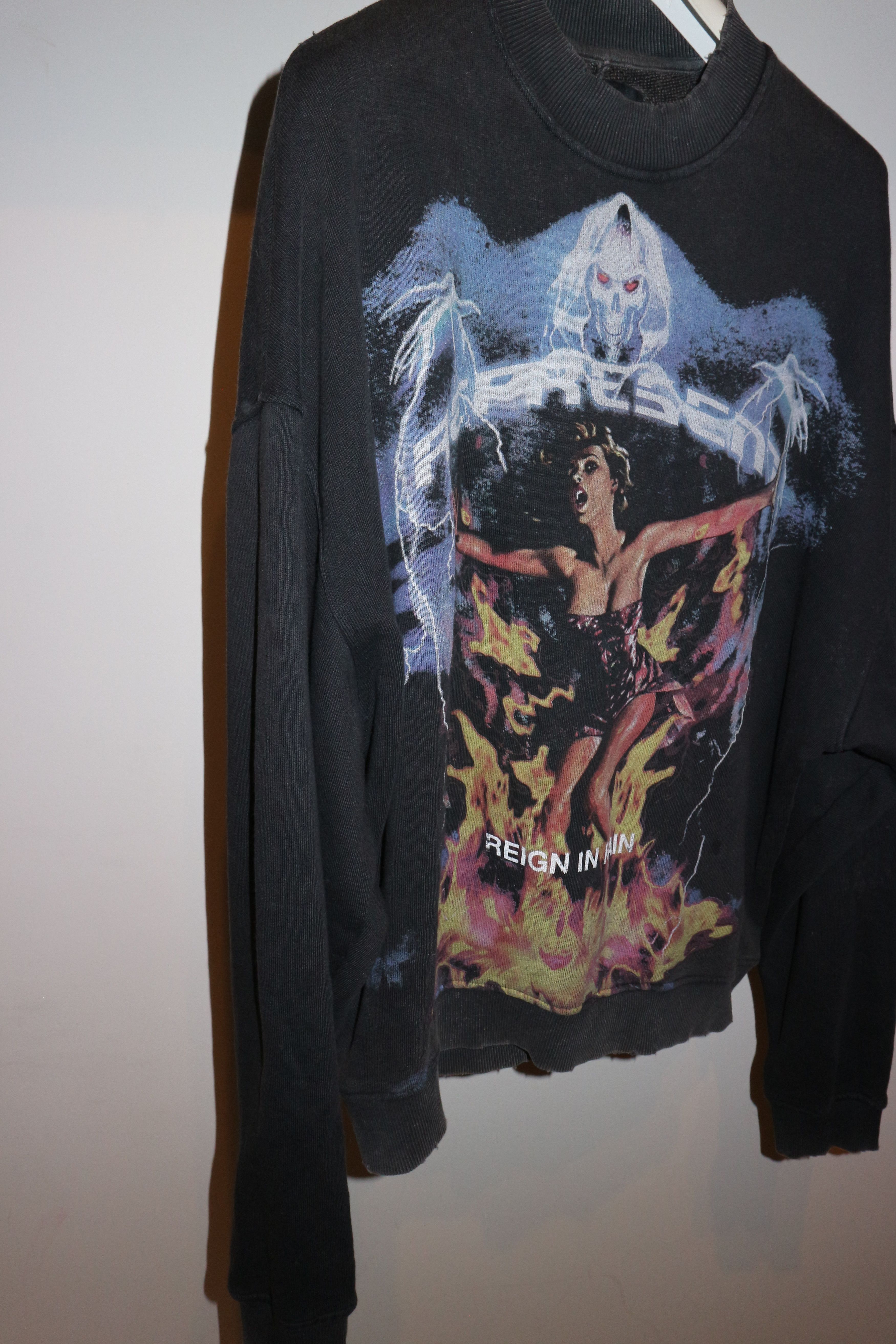 Represent Clo. "reign in pain" distressed sweatshirt Size US L / EU 52-54 / 3 - 2 Thumbnail