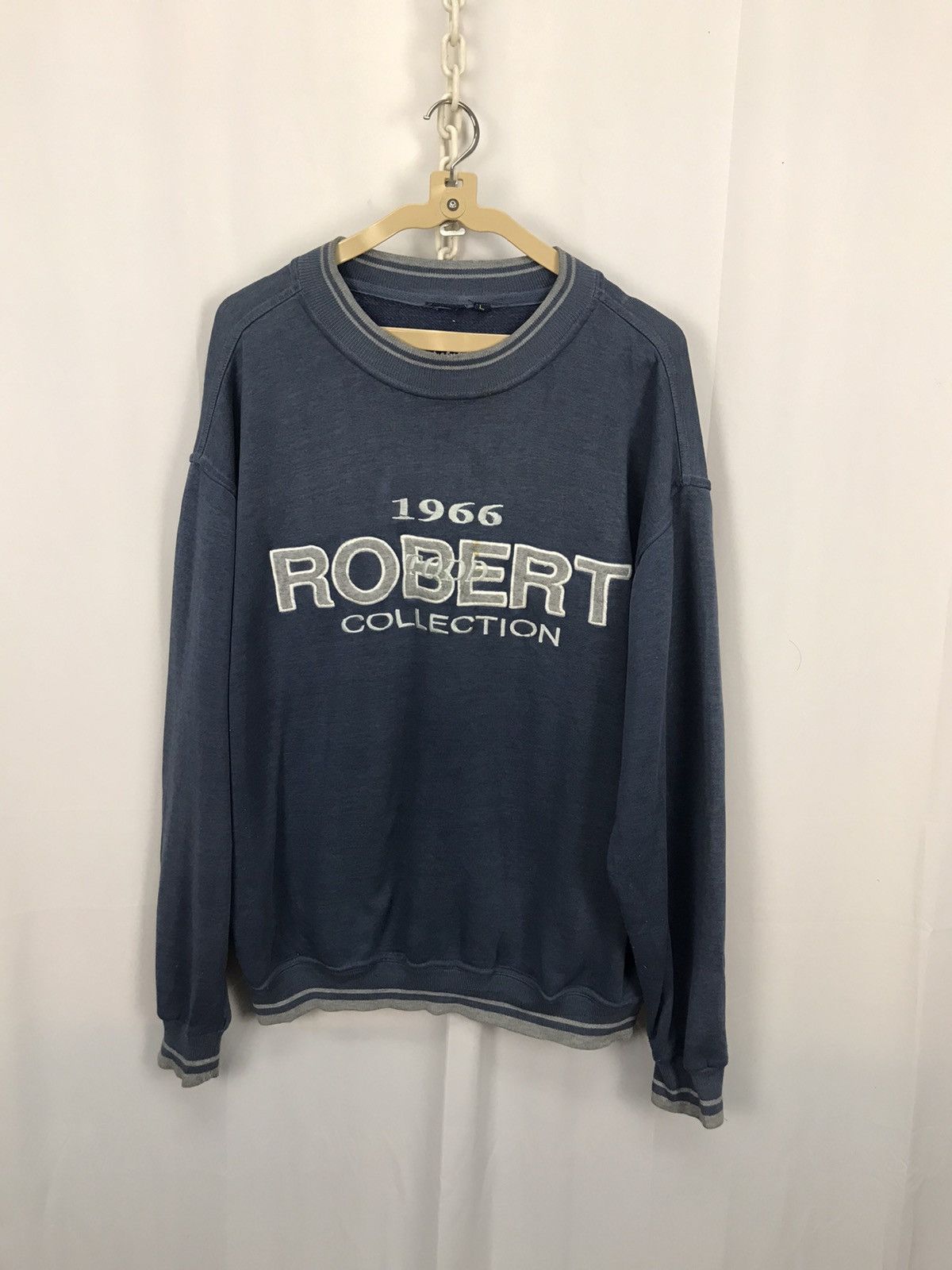 Vintage Vintage Robert collection spellout distressed sweatshirt Size US L / EU 52-54 / 3 - 5 Thumbnail
