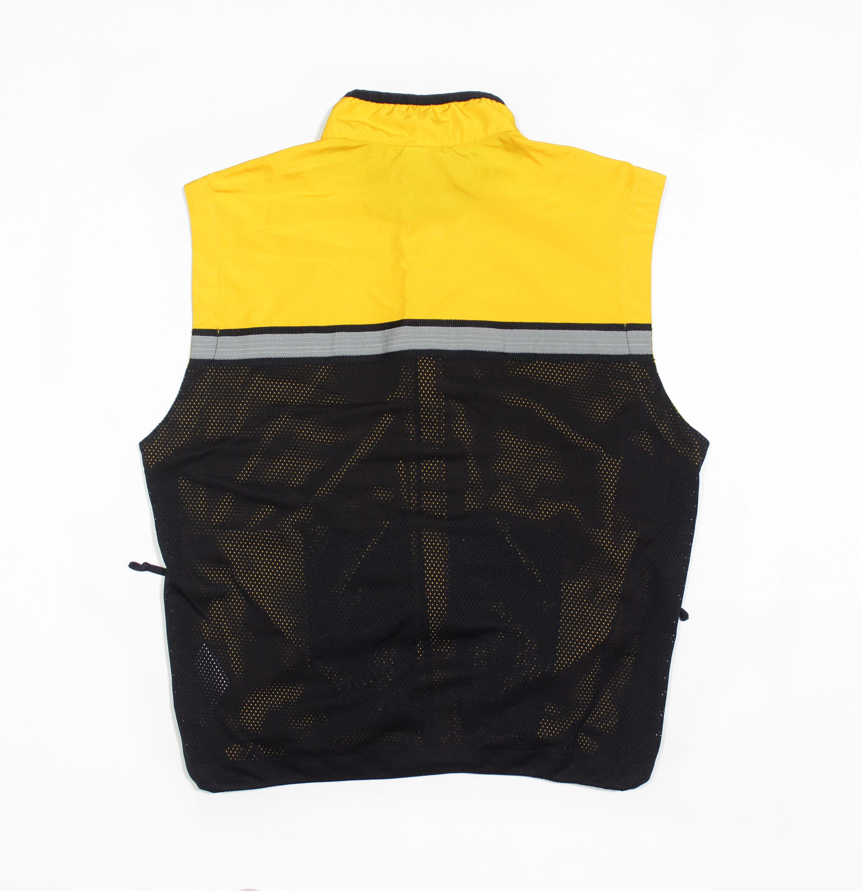 Nike 90S Swoosh Logo Yellow Sport Vest Size US M / EU 48-50 / 2 - 2 Thumbnail