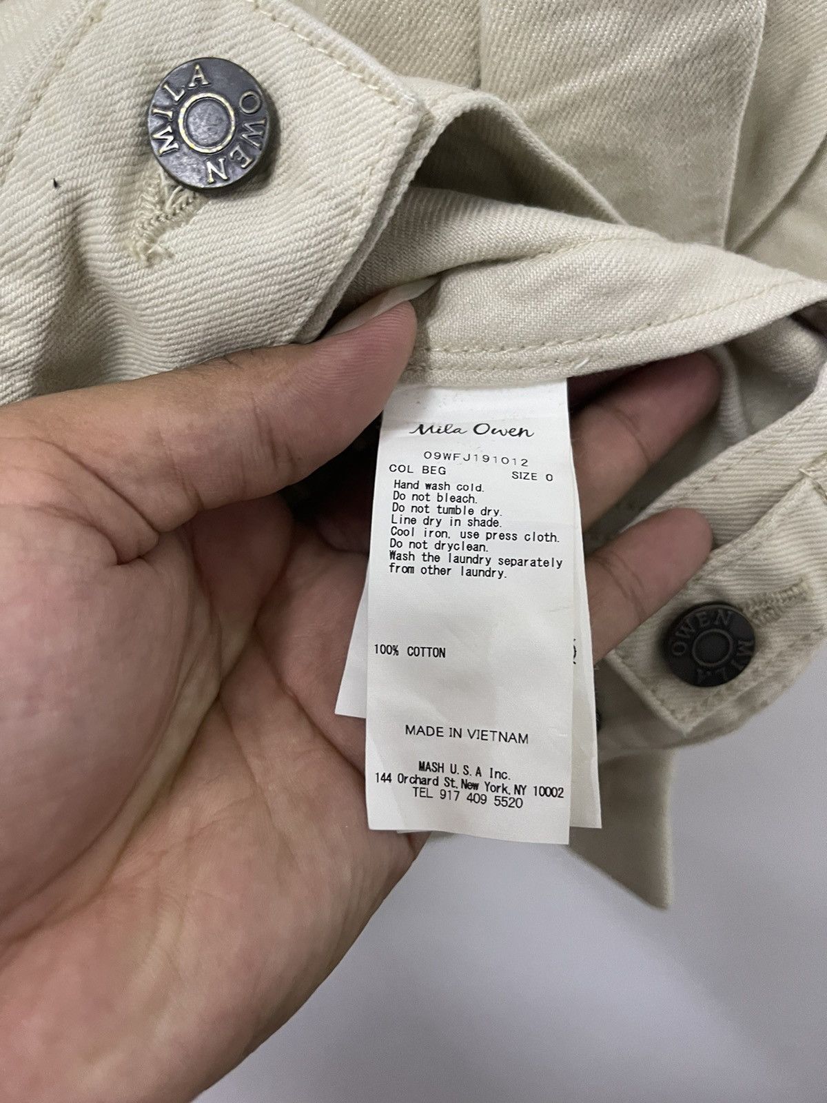 Edwin × Vintage Vintage Mila Owen By Edwin Denim Trucker Jacket Size US M / EU 48-50 / 2 - 8 Thumbnail