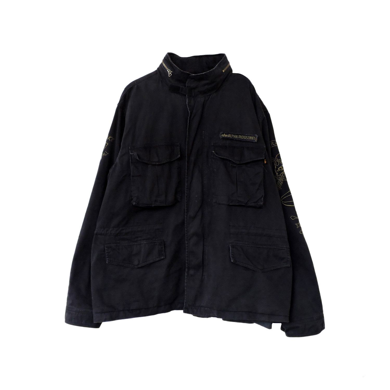 Alpha Industries 'Death or Glory, Choice of Heroes' M65 Skull Jacket Size US XL / EU 56 / 4 - 2 Thumbnail