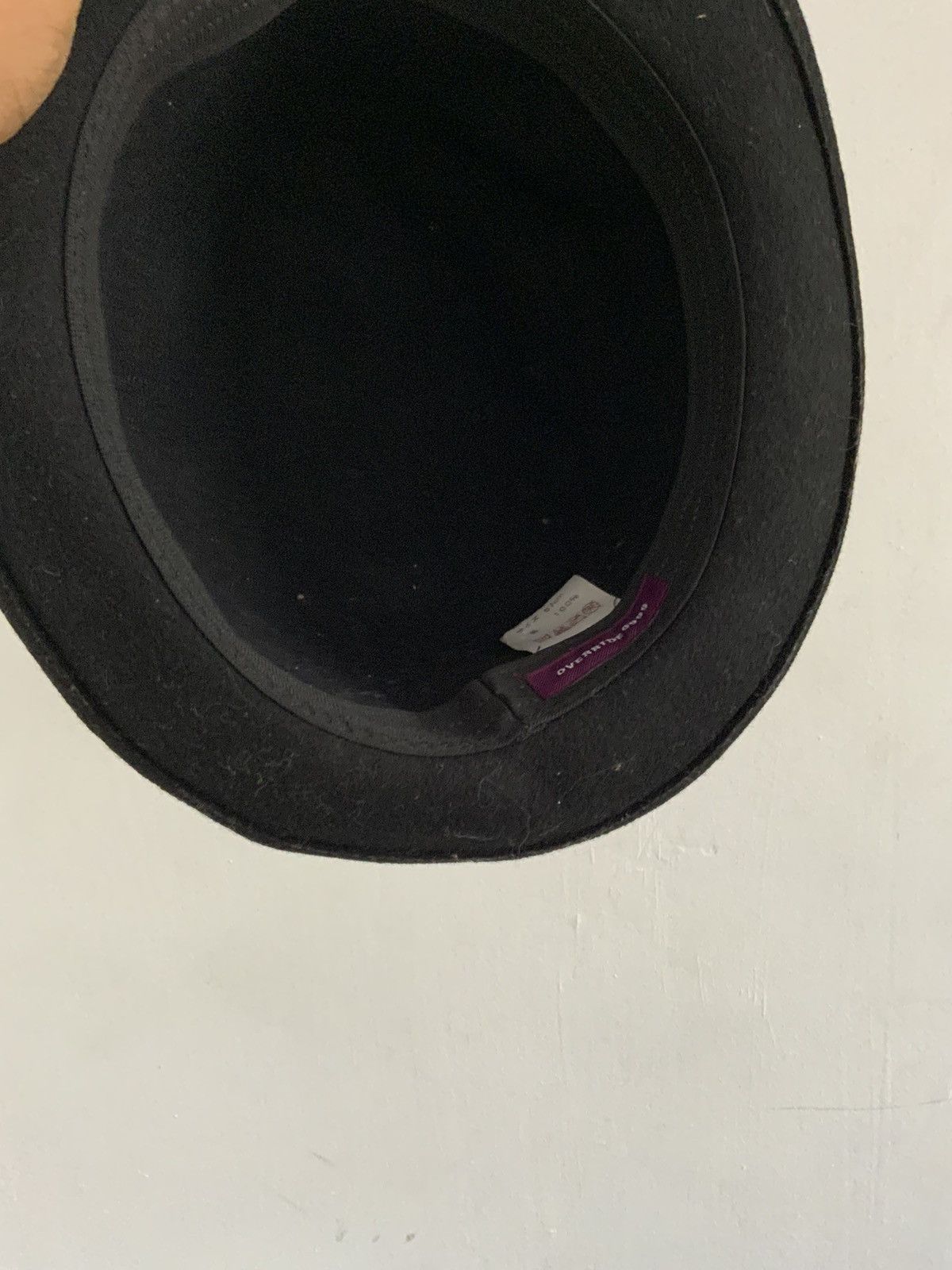 Japanese Brand Override 9999 Japan Made Wool Black Plain Hat Size ONE SIZE - 9 Thumbnail