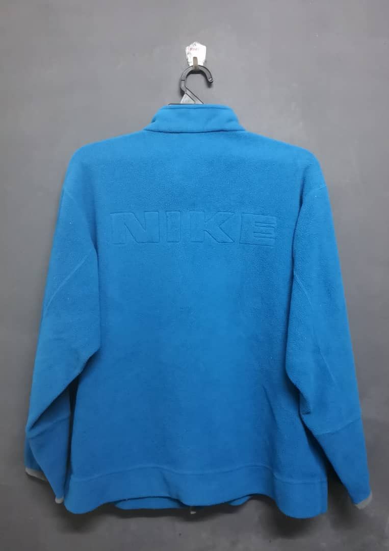 Nike Vintage Nike Fleece Zip Up Sweater Size US M / EU 48-50 / 2 - 2 Thumbnail