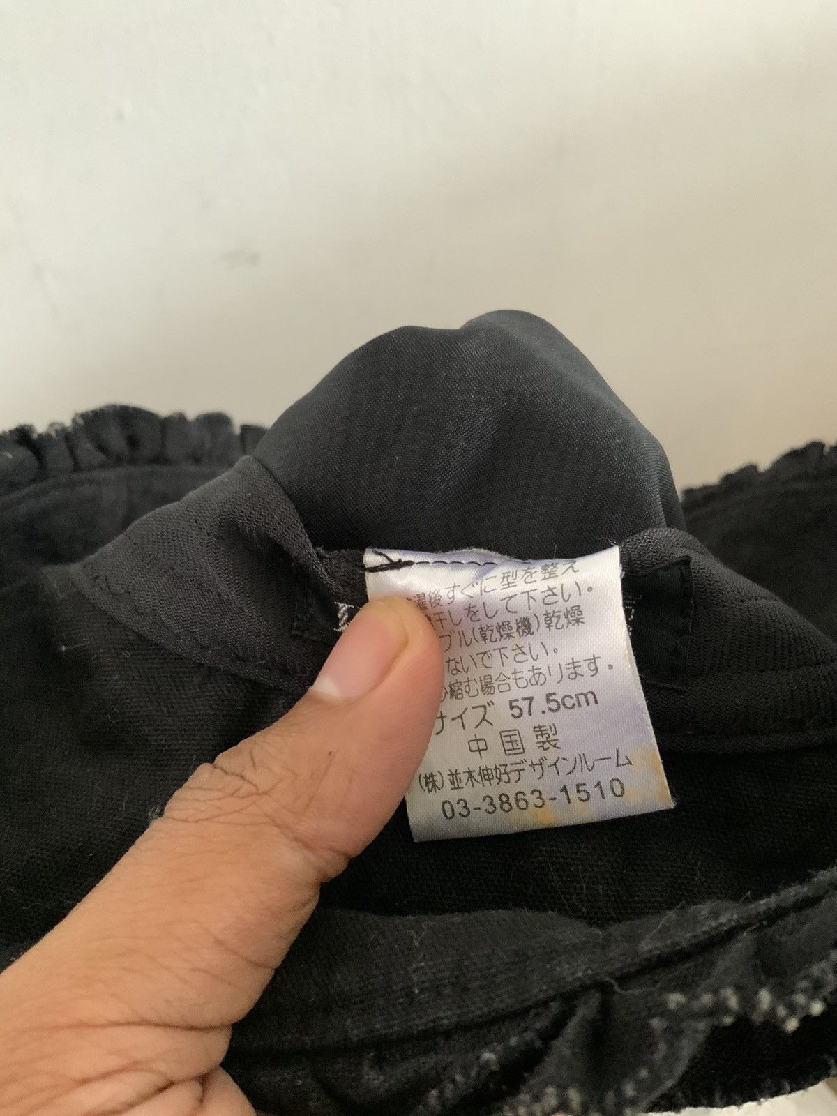Japanese Brand Distressed Na Mi Ka Design Japan Bucket Hat Size ONE SIZE - 10 Thumbnail