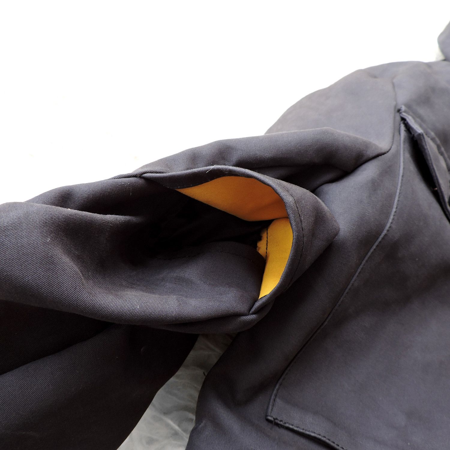 DENHAM Denham Mac Station Mackintosh Divesuit Military Jacket Size US S / EU 44-46 / 1 - 17 Thumbnail