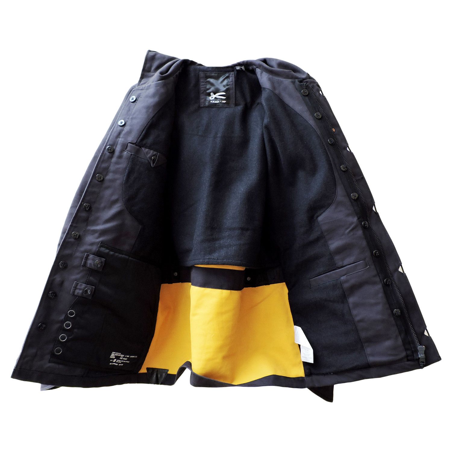DENHAM Denham Mac Station Mackintosh Divesuit Military Jacket Size US S / EU 44-46 / 1 - 3 Thumbnail