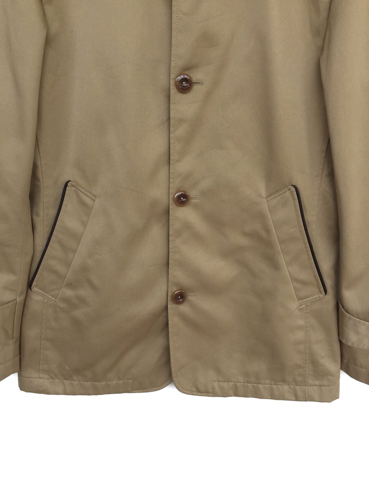 BEAUTY&YOUTH United Arrows Tan Khakis Button Officer Jacket Size US M / EU 48-50 / 2 - 3 Thumbnail