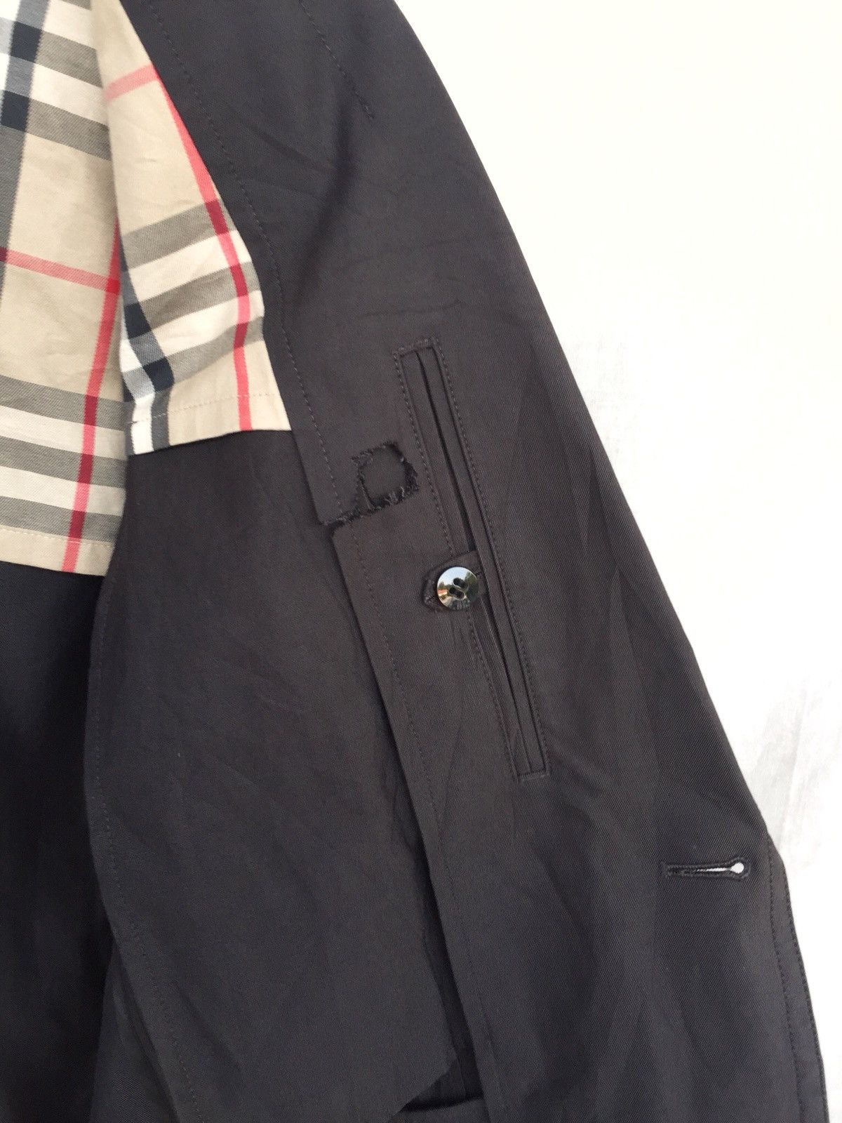 Burberry OG Burberry Nova Checked Black Blazer Coat Size US L / EU 52-54 / 3 - 8 Thumbnail