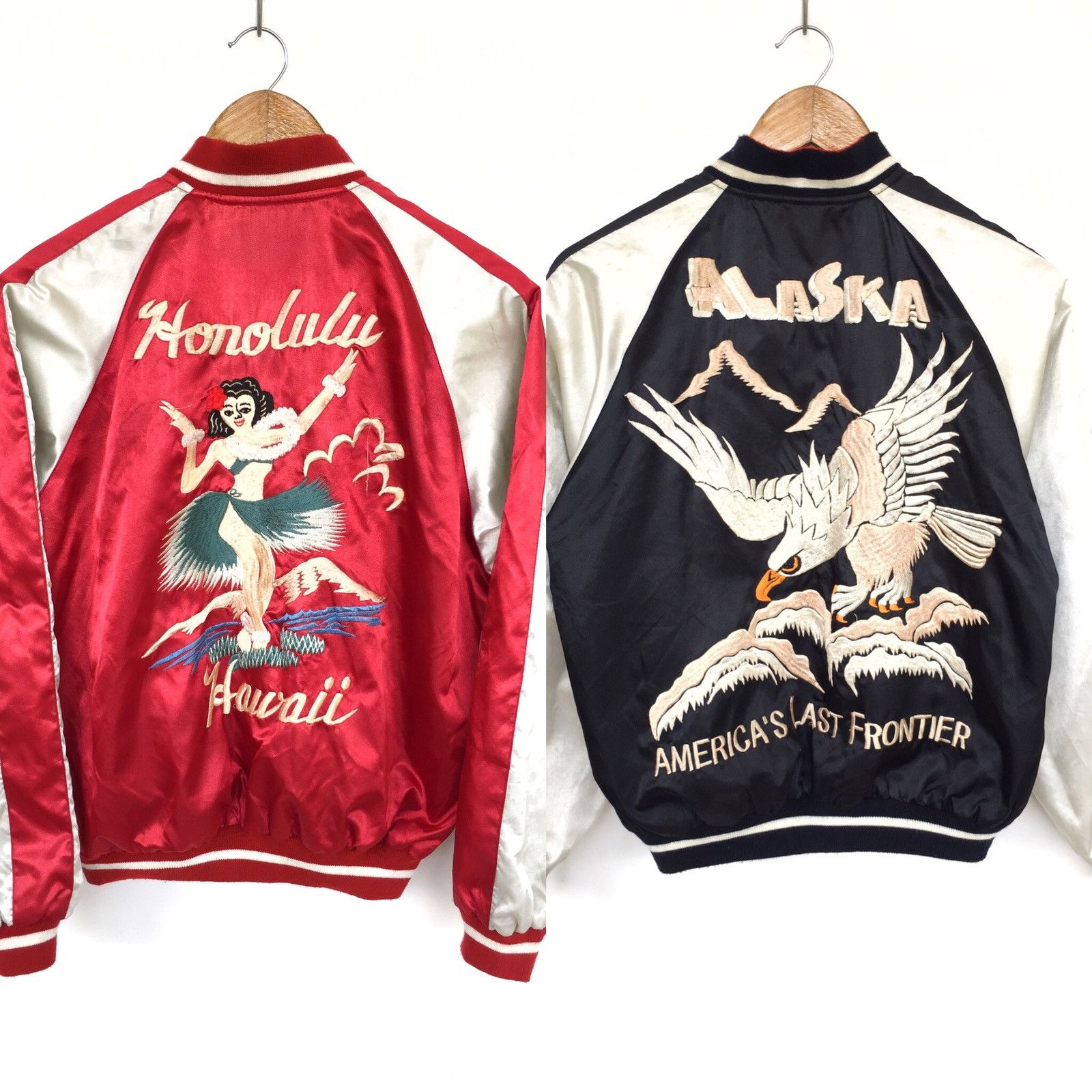 Tailor Toyo RARE🔥Honolulu Alaska Multicolor 2 Side Sukajan Jacket Size US M / EU 48-50 / 2 - 1 Thumbnail