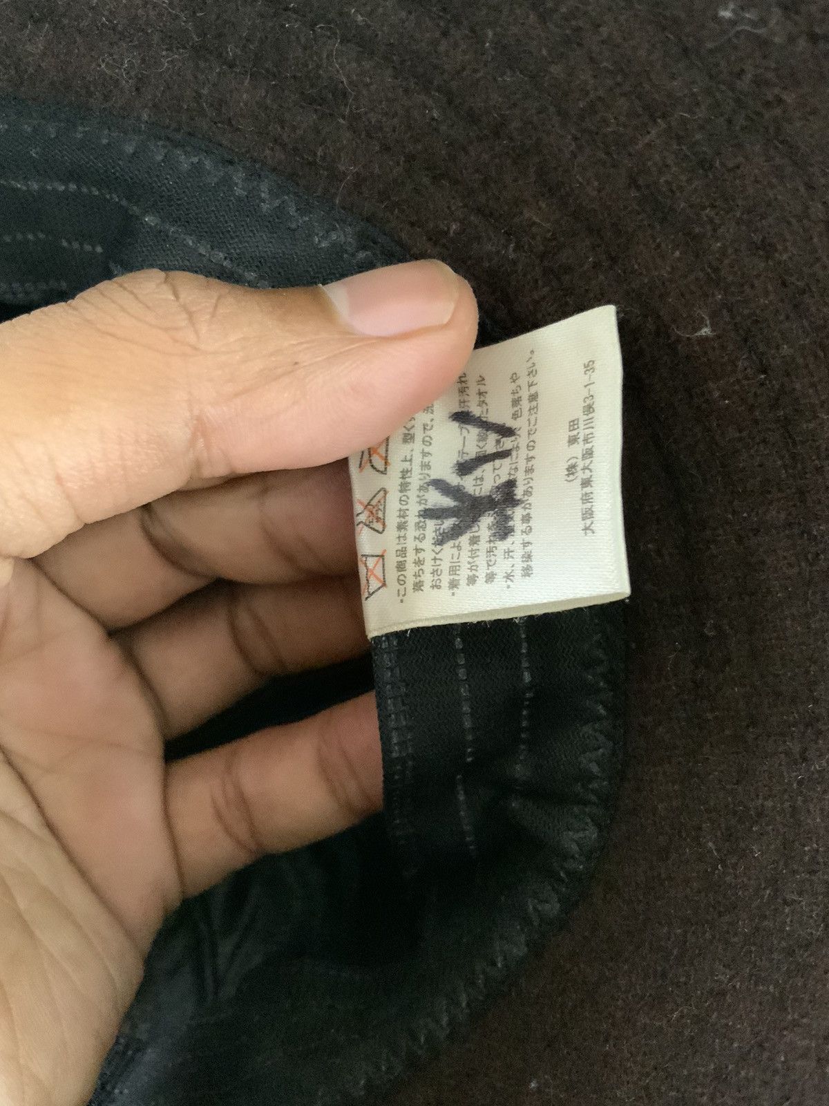 Japanese Brand Wool Avant Garde Brown Bucket Hat Size ONE SIZE - 10 Thumbnail
