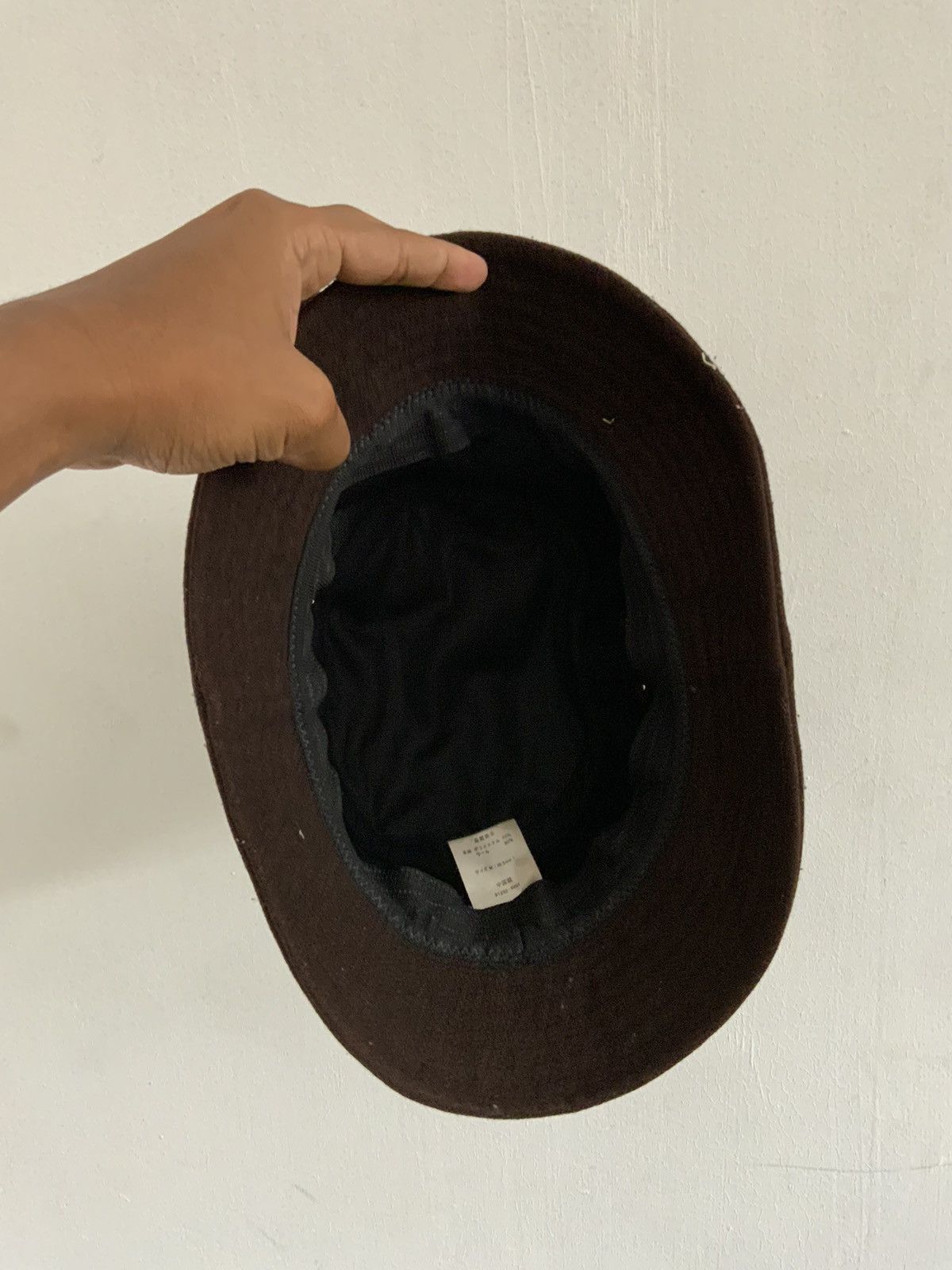 Japanese Brand Wool Avant Garde Brown Bucket Hat Size ONE SIZE - 7 Thumbnail