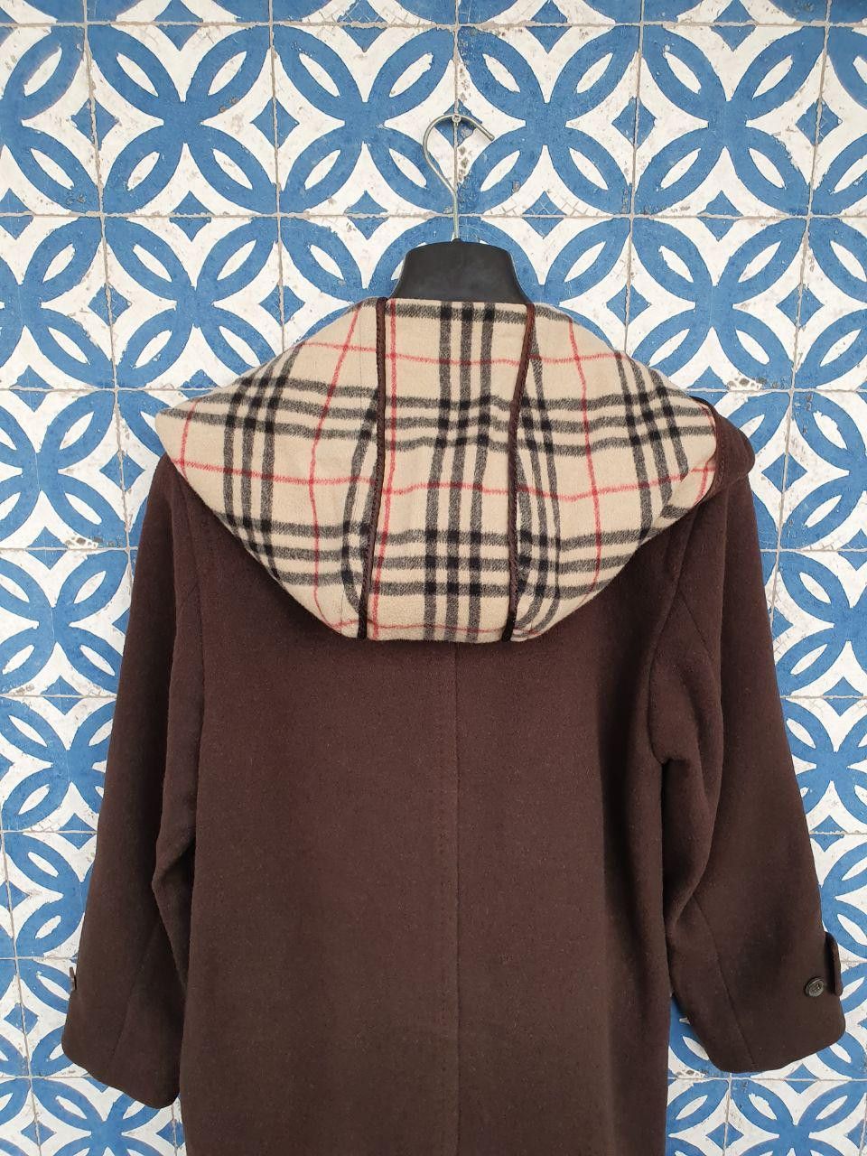 Burberry × Burberry Prorsum × Vintage Vintage BURBERRY Duffle Wool Hooded Coat Size M / US 6-8 / IT 42-44 - 4 Thumbnail